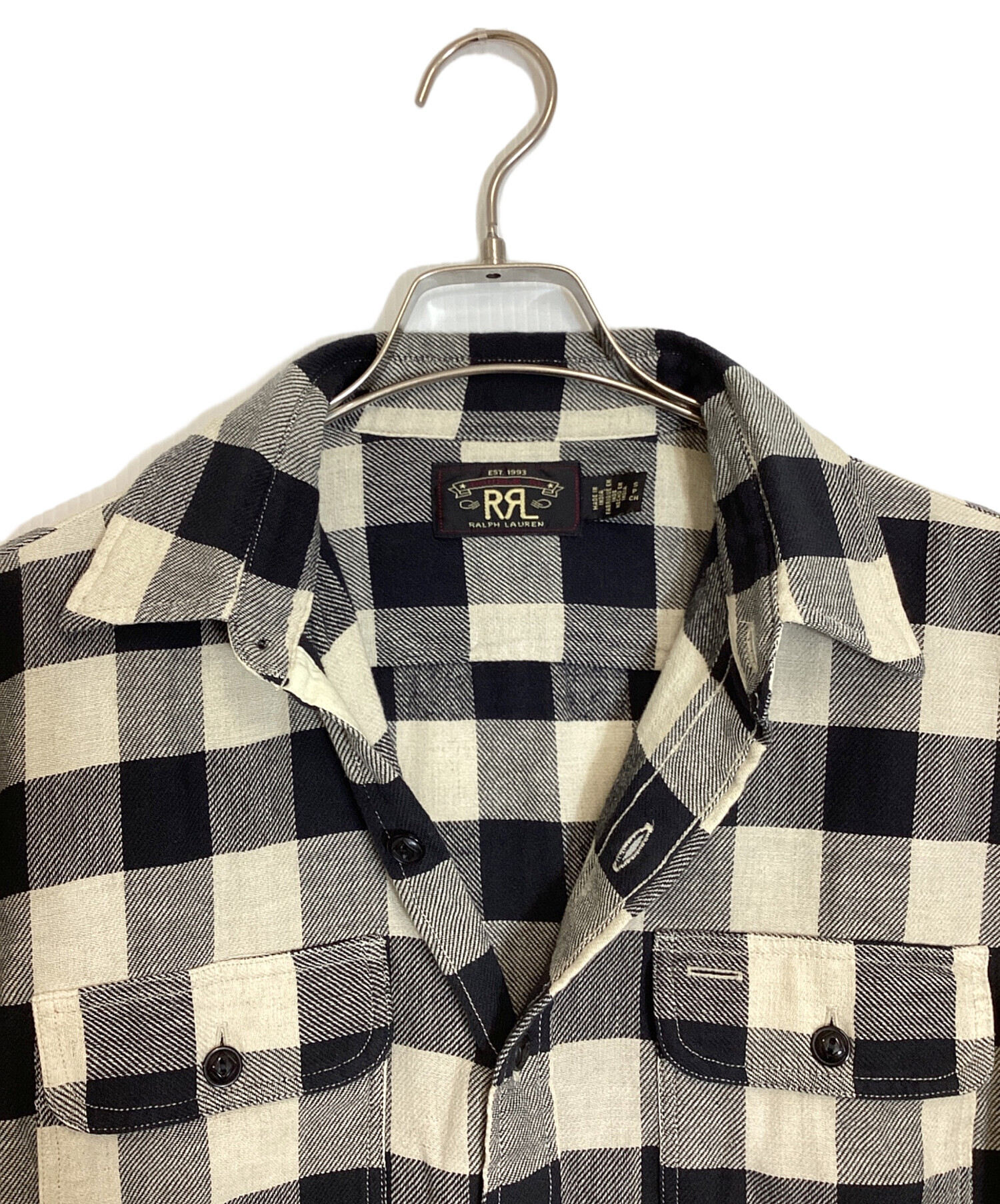 中古・古着通販】RRL (ダブルアールエル) チェックネルシャツ