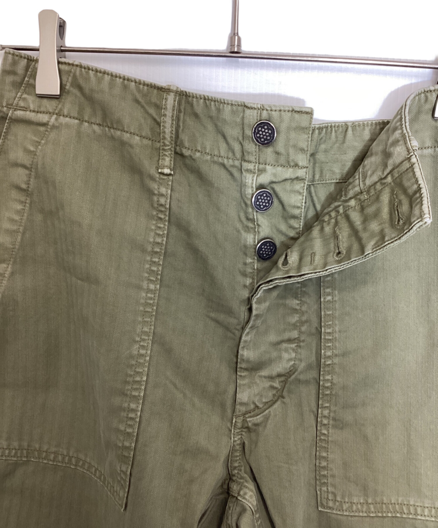 中古・古着通販】RRL (ダブルアールエル) ヘリンボーンベイカーパンツ