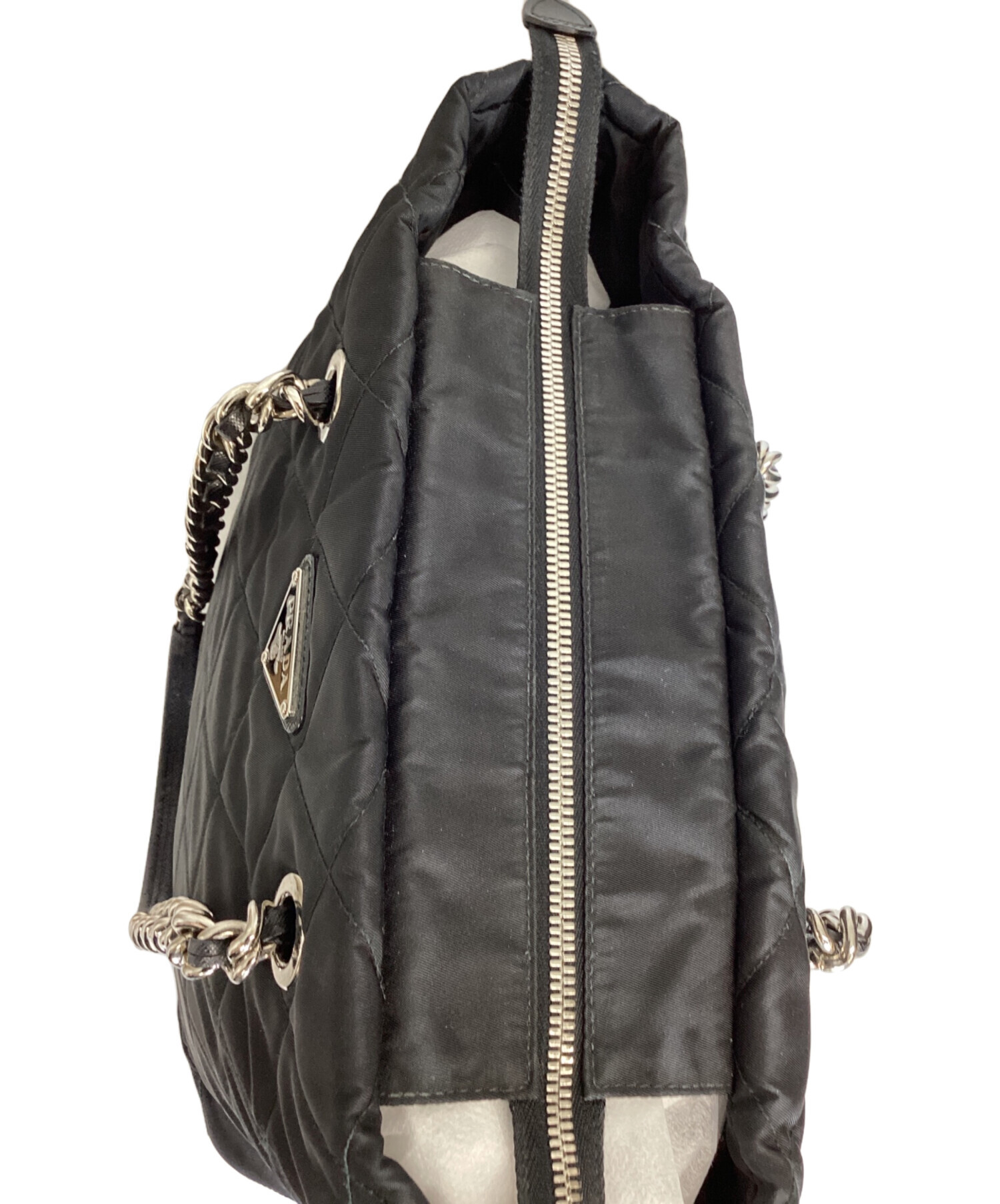 中古・古着通販】PRADA (プラダ) チェーンハンドルキルティング