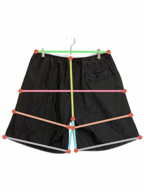 stabridge スタブリッジ ハーフパンツ 中古・古着通販】STABRIDGE (スタブリッジ) DENIM EASY SHORTS