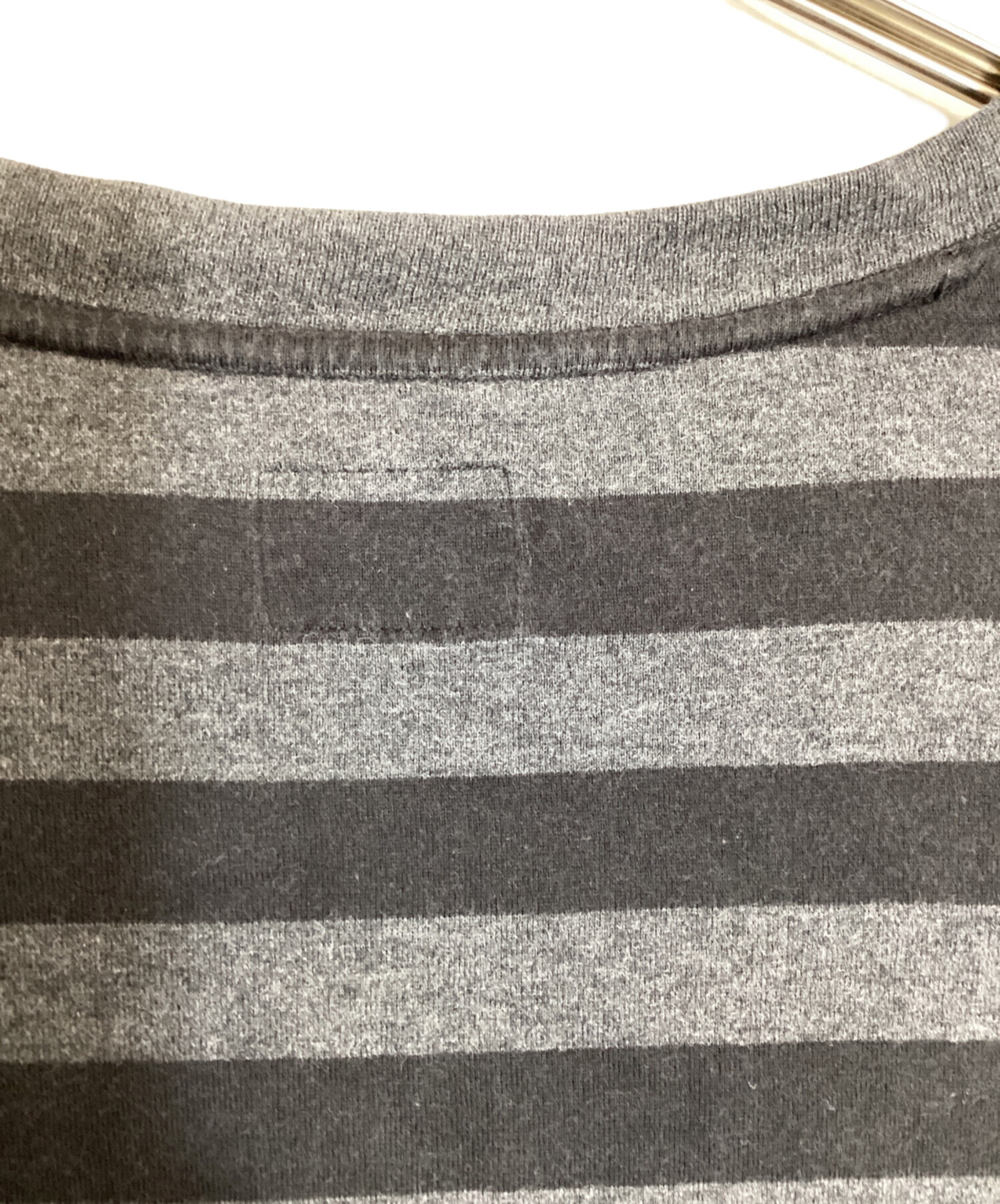 中古・古着通販】stussy (ステューシー) ボーダーTシャツ ブラック