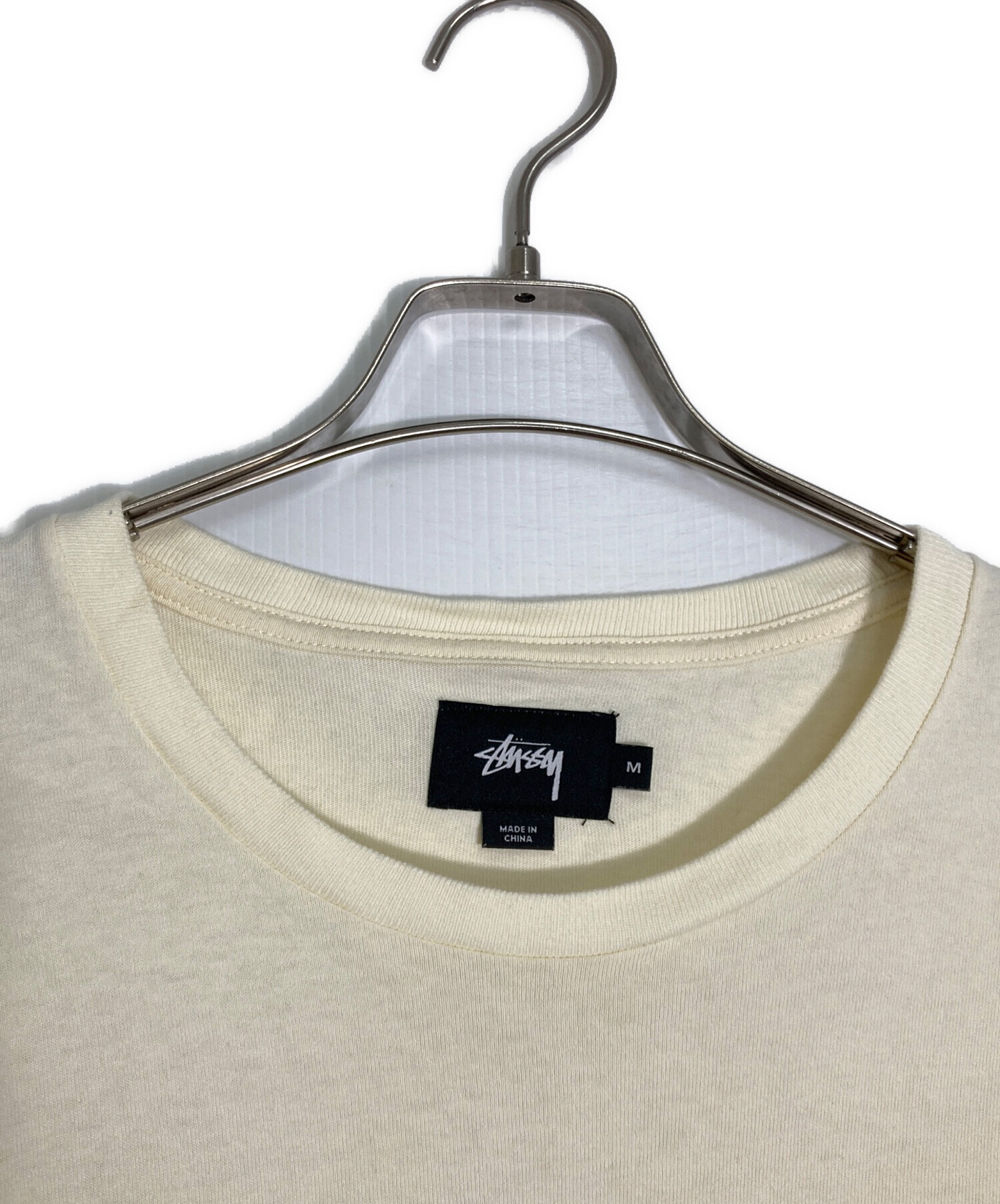 中古・古着通販】stussy (ステューシー) ポケットTシャツ ベージュ