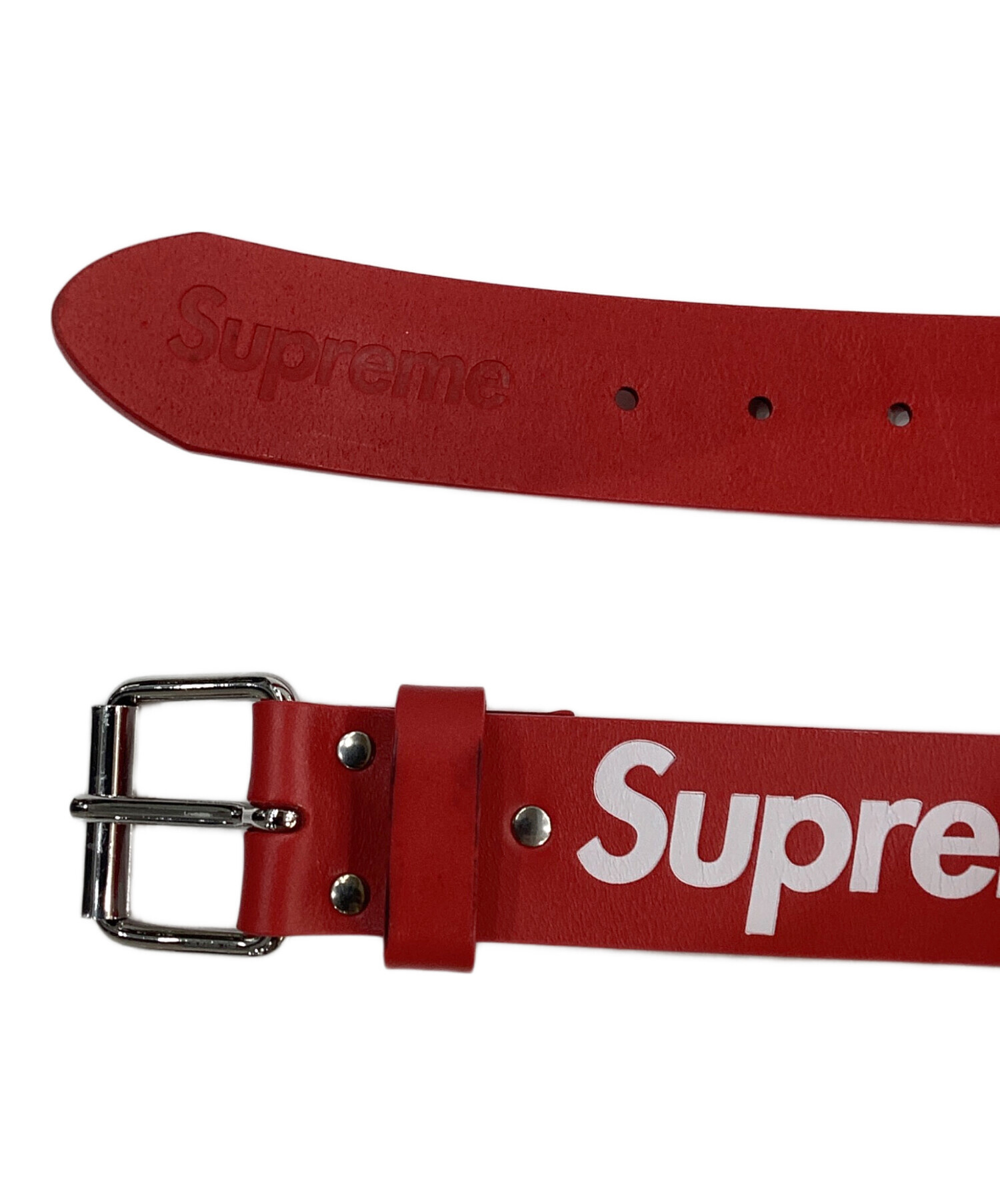 中古・古着通販】Supreme (シュプリーム) Repeat Leather Belt