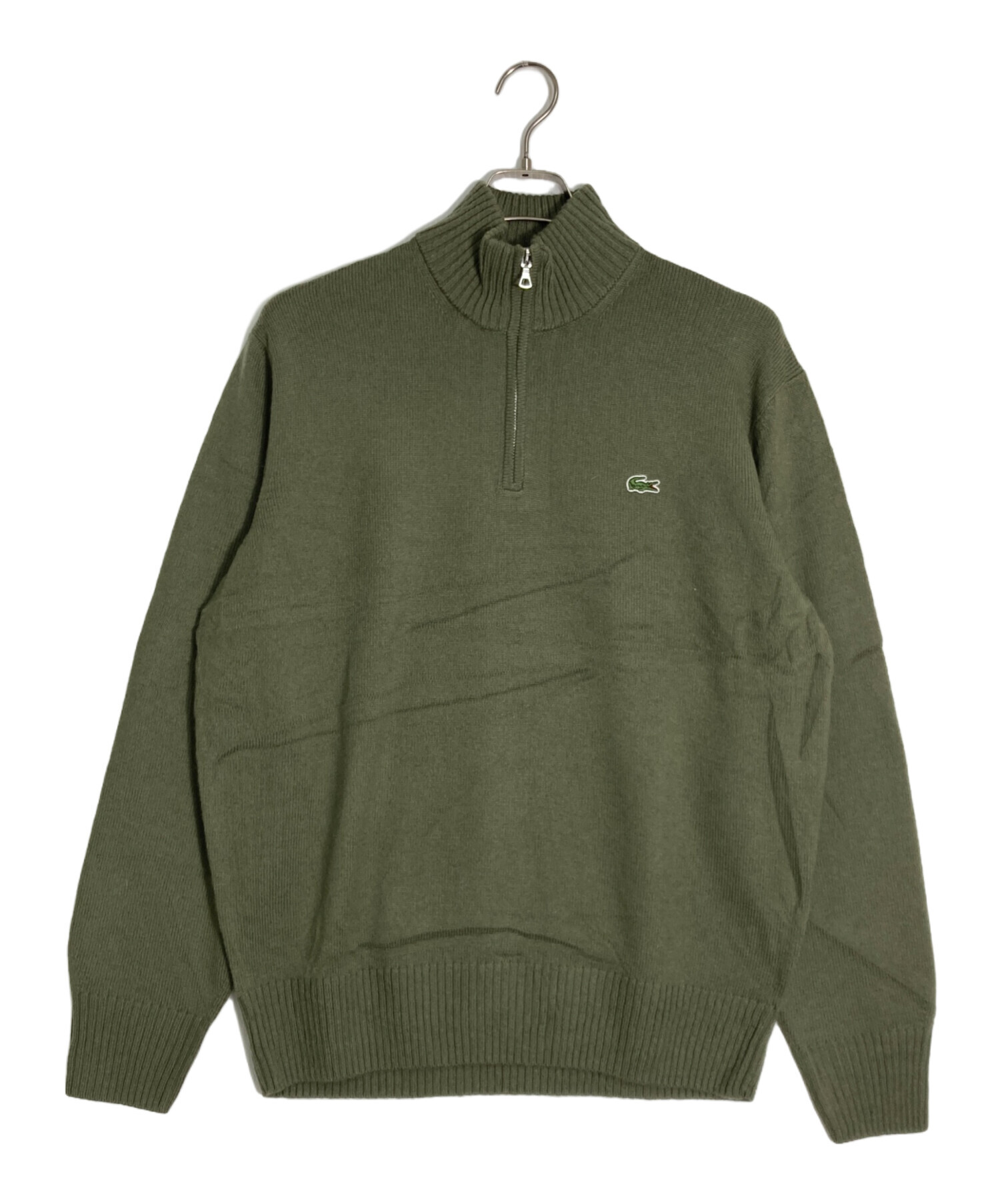 中古・古着通販】LACOSTE (ラコステ) ハイネックハーフジップニット