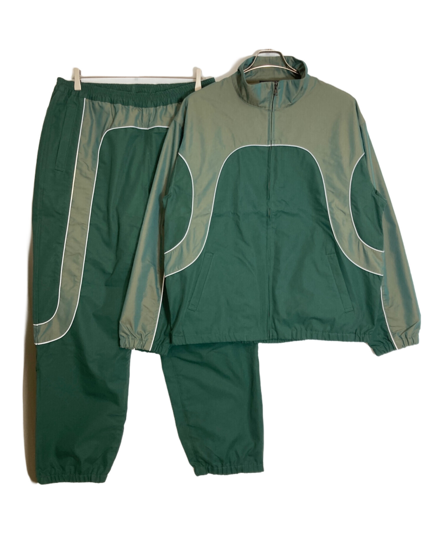 STABRIDGE トラックセットアップ 緑 中古・古着通販】STABRIDGE (スタブリッジ) Winding Truck Jacket