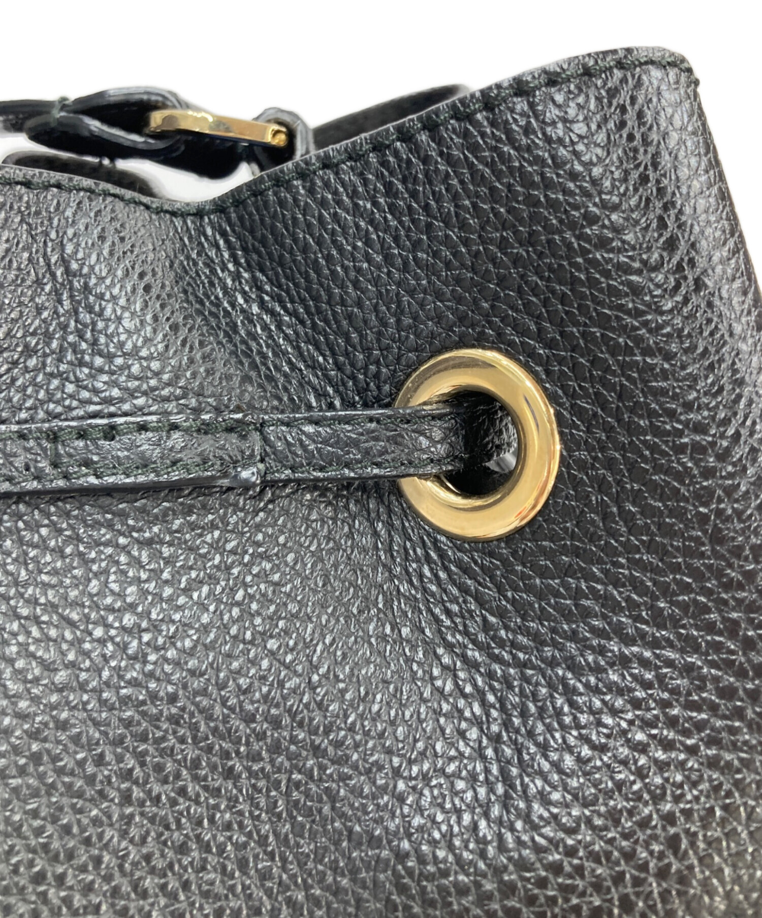 中古・古着通販】FURLA (フルラ) 巾着ショルダーバッグ ブラック