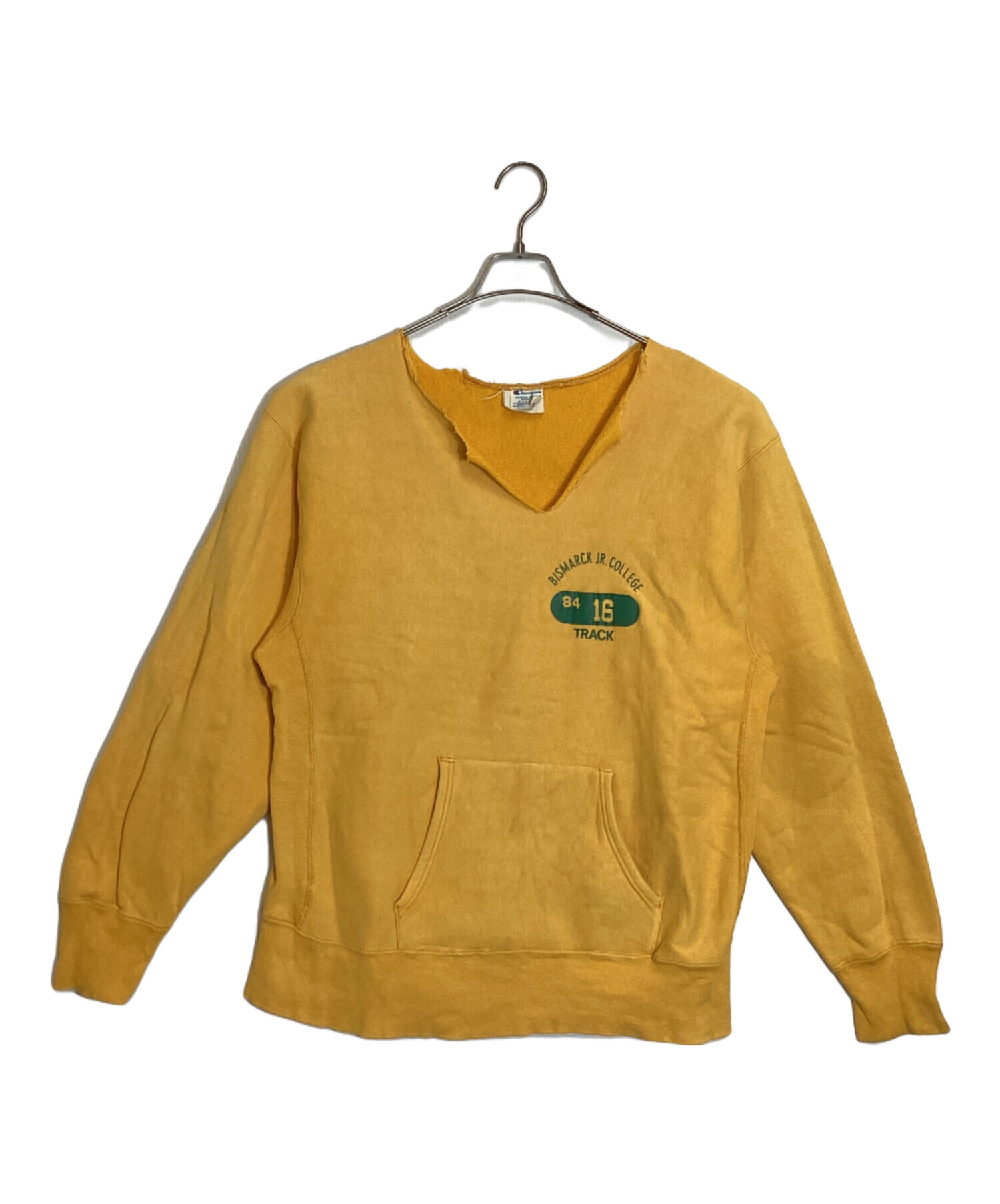 Champion リバースウィーブ スウェット XL イエロー 中古・古着通販】Champion (チャンピオン) リバースウィーブスウェット