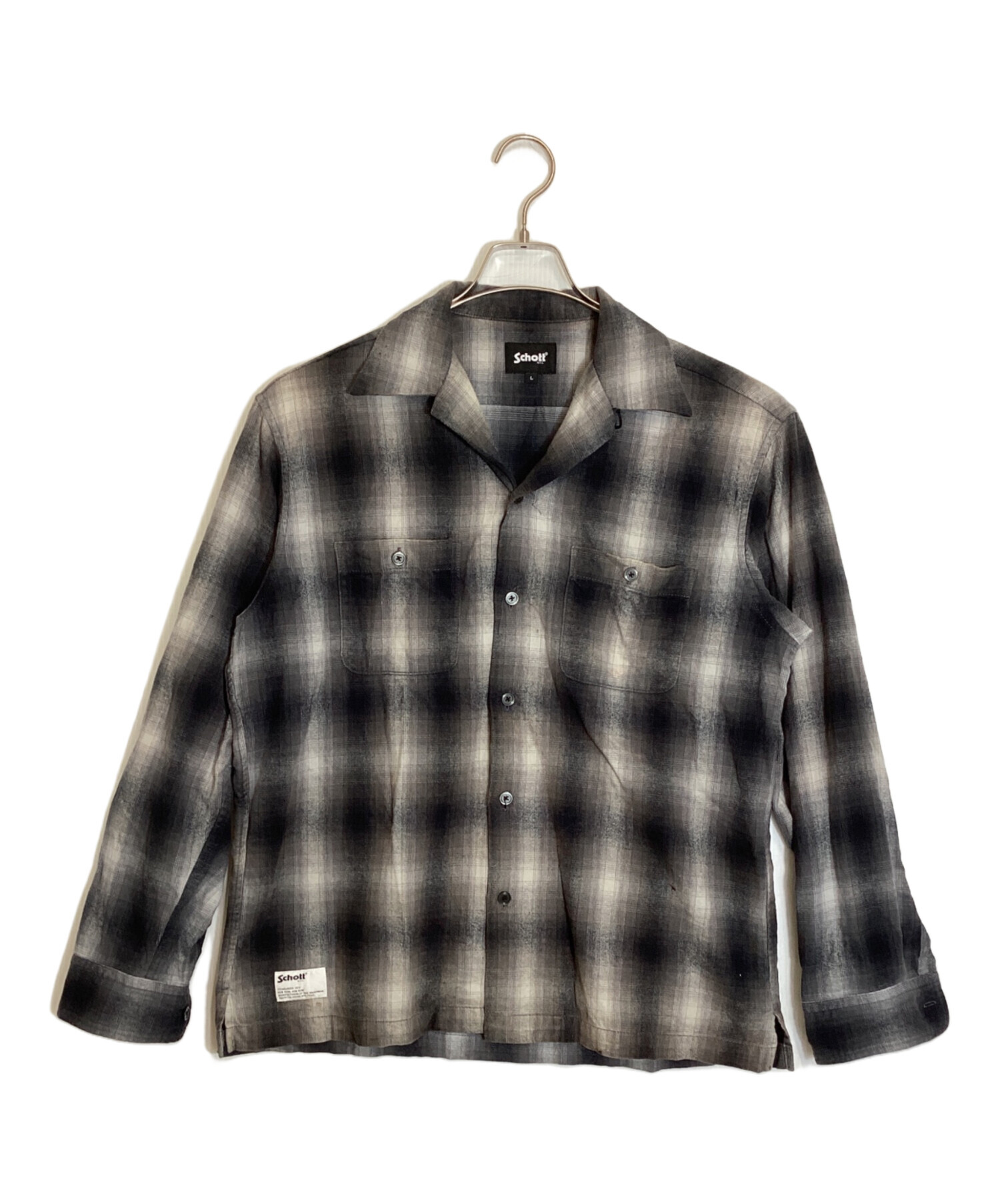 中古・古着通販】Schott (ショット) 25FW OMBRE CHECK FLANNEL LS