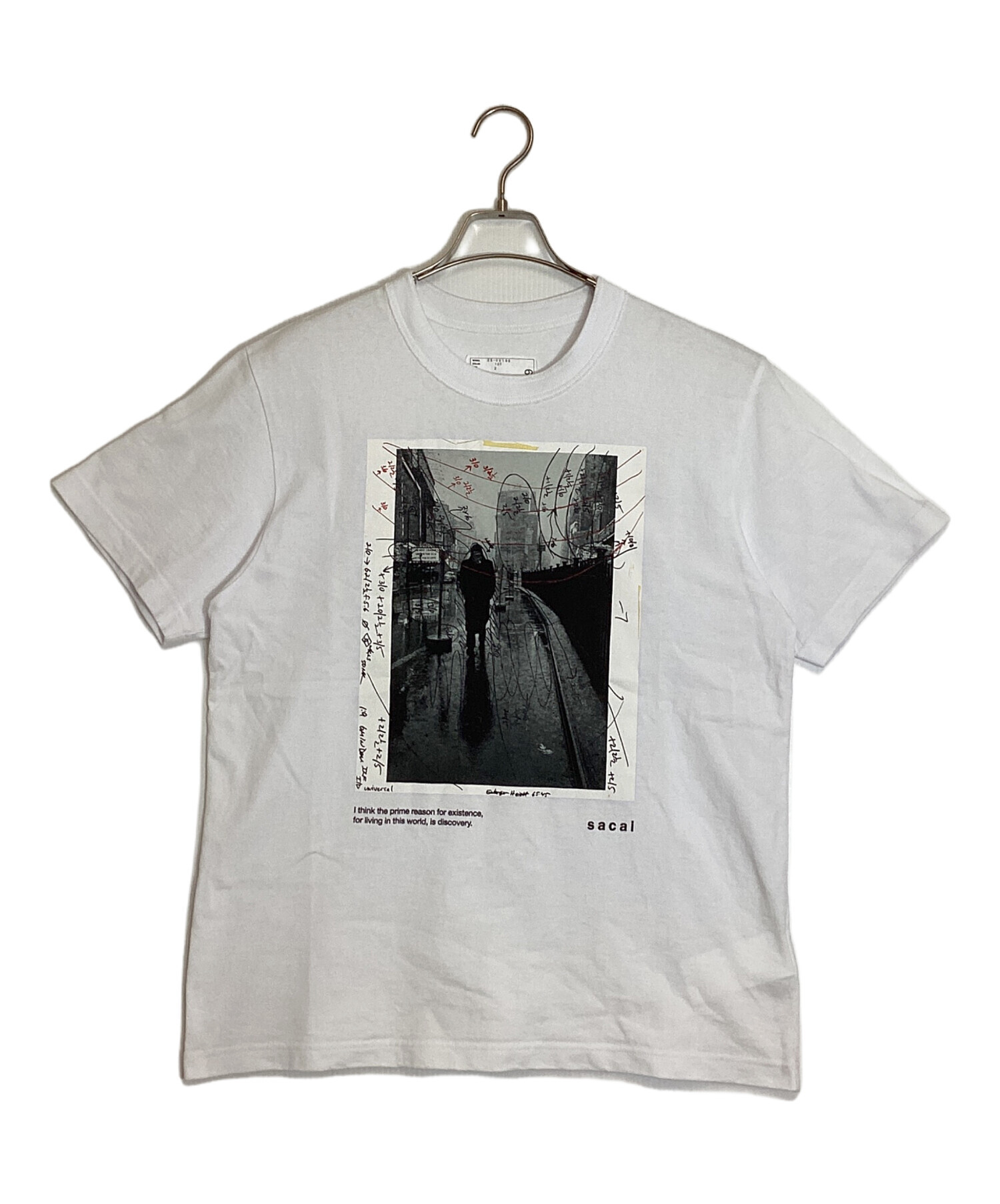 sacai James Dean フォトプリント Tシャツ ホワイト 中古・古着通販】sacai (サカイ) James Dean Photo T-Shirt ホワイト