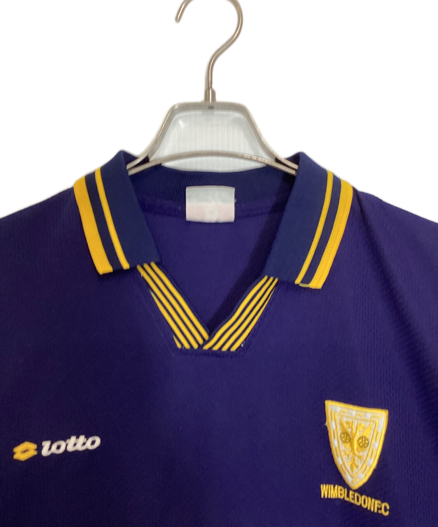 中古・古着通販】LOTTO (ロット) Wimbledon FC ゲームシャツ ネイビー