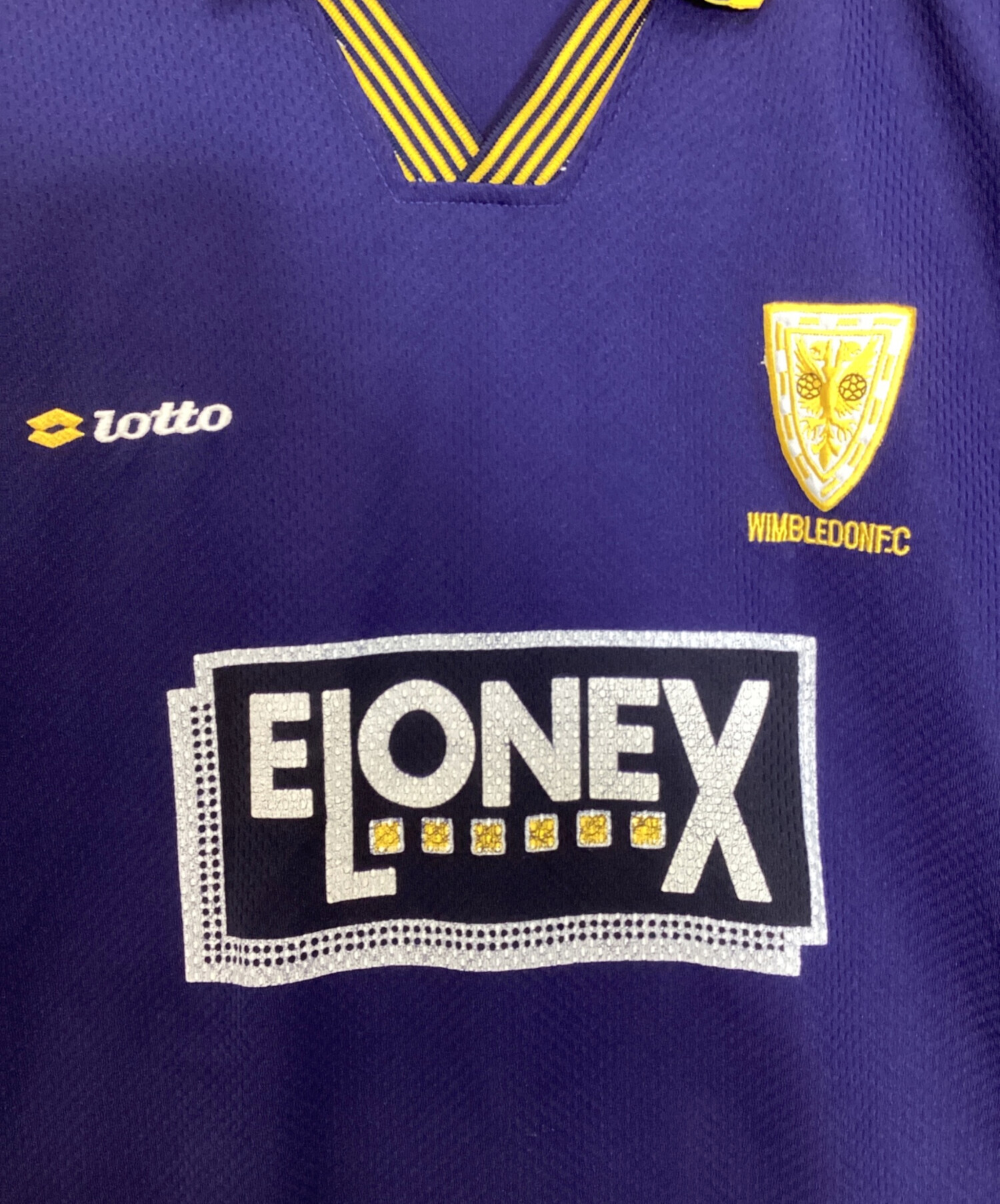 中古・古着通販】LOTTO (ロット) Wimbledon FC ゲームシャツ ネイビー