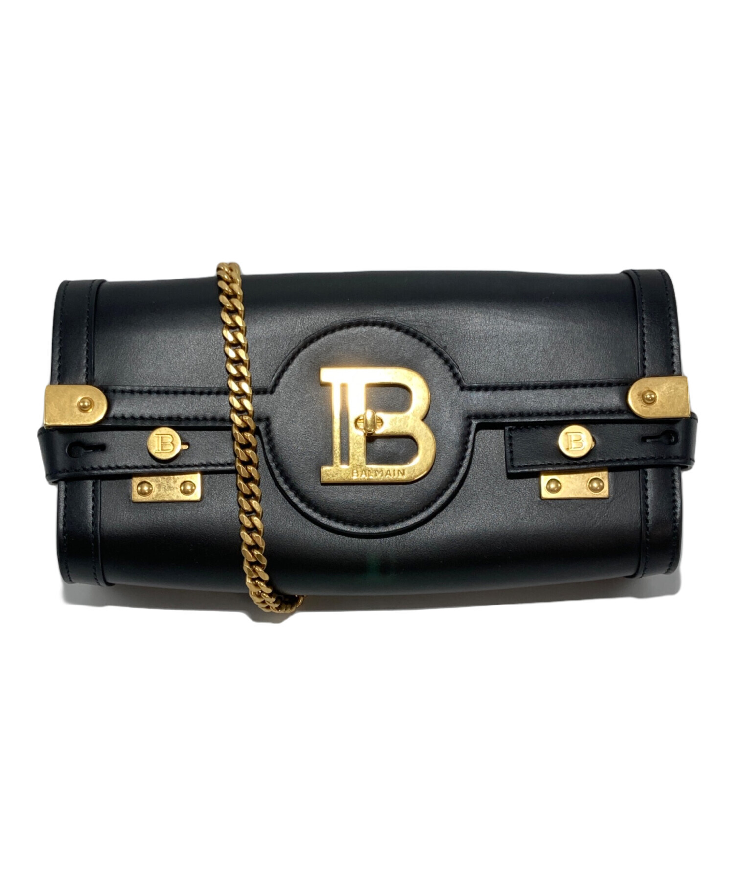Balmain ×  コレクション クラッチバッグ 中古・古着通販】BALMAIN (バルマン) ロゴクラスブチェーンクラッチ