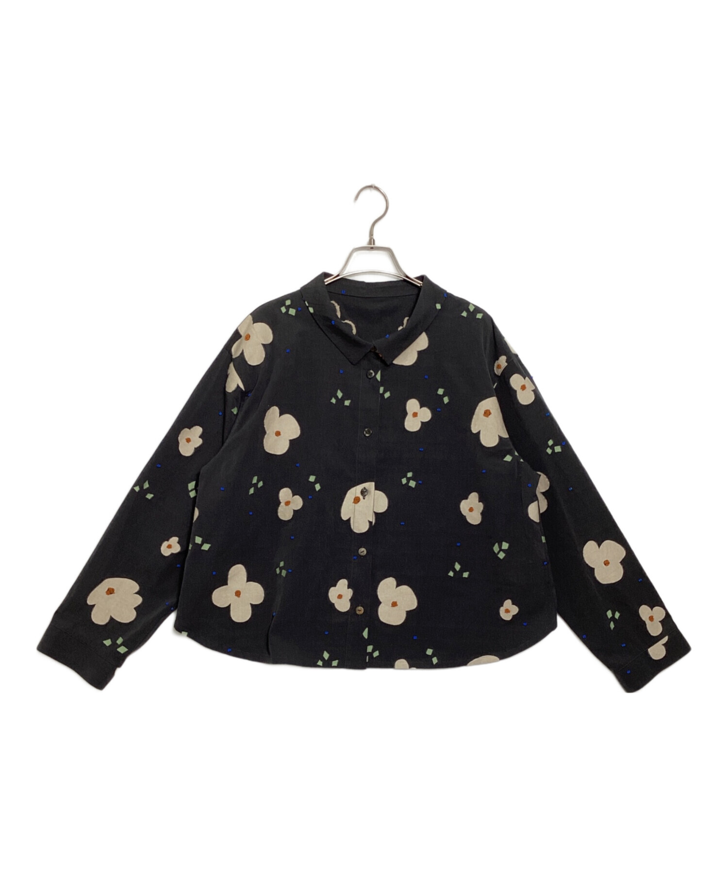 「C」感謝SALE♡ 中古・古着通販】M.&KYOKO (エムアンドキョウコ) 花柄刺繍シャツ