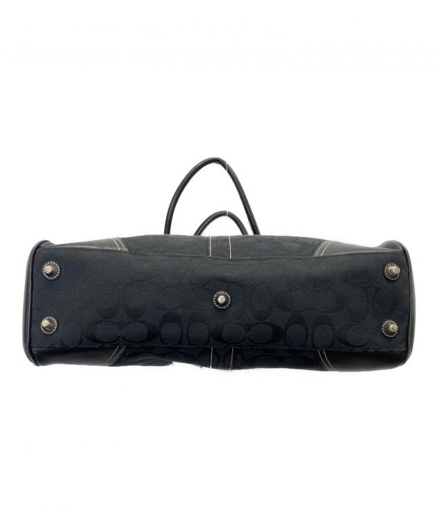 中古・古着通販】COACH (コーチ) ホースビットシグネチャートート