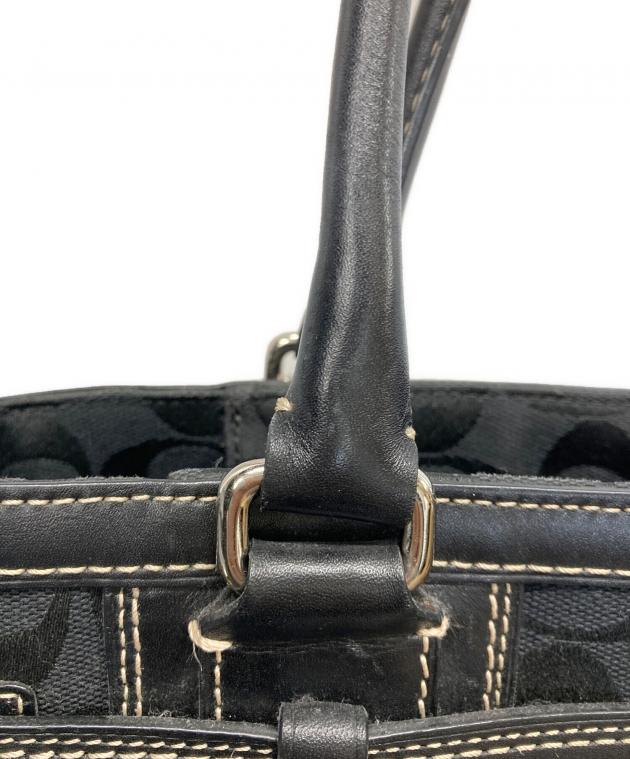 中古・古着通販】COACH (コーチ) ホースビットシグネチャートート