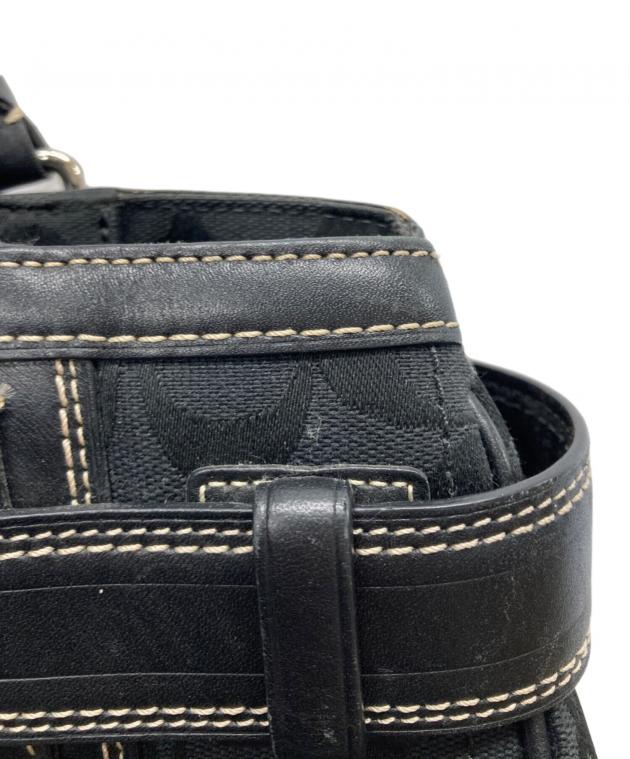中古・古着通販】COACH (コーチ) ホースビットシグネチャートート