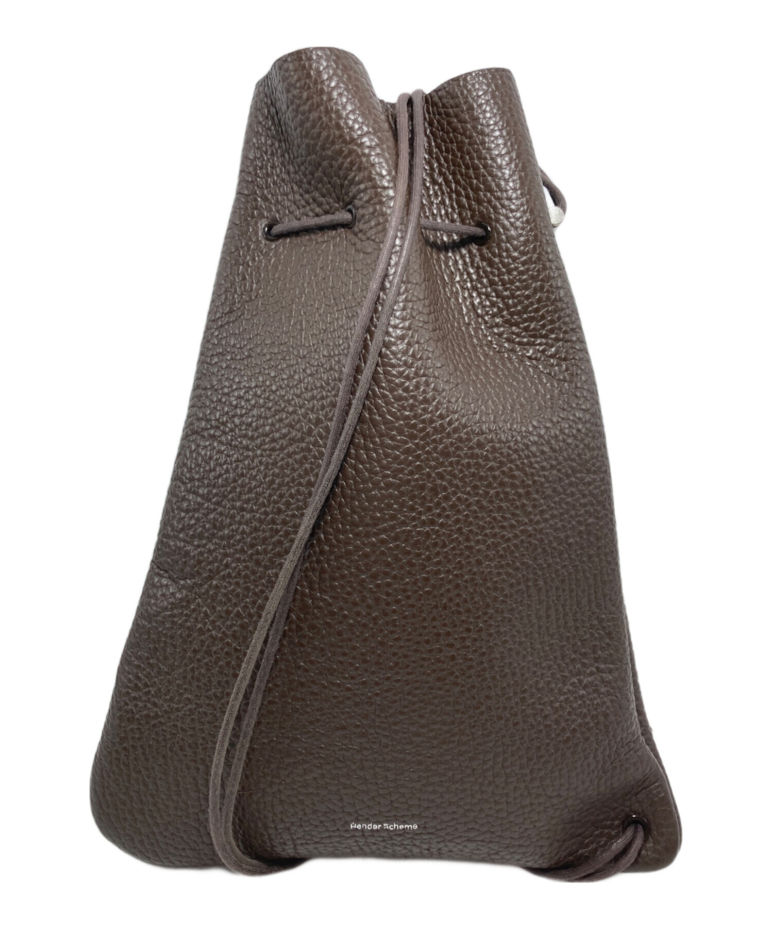 Hender Scheme ショルダーバッグ 巾着 ダークブラウン 中古・古着通販】Hender Scheme (エンダースキーマ) ZACC巾着