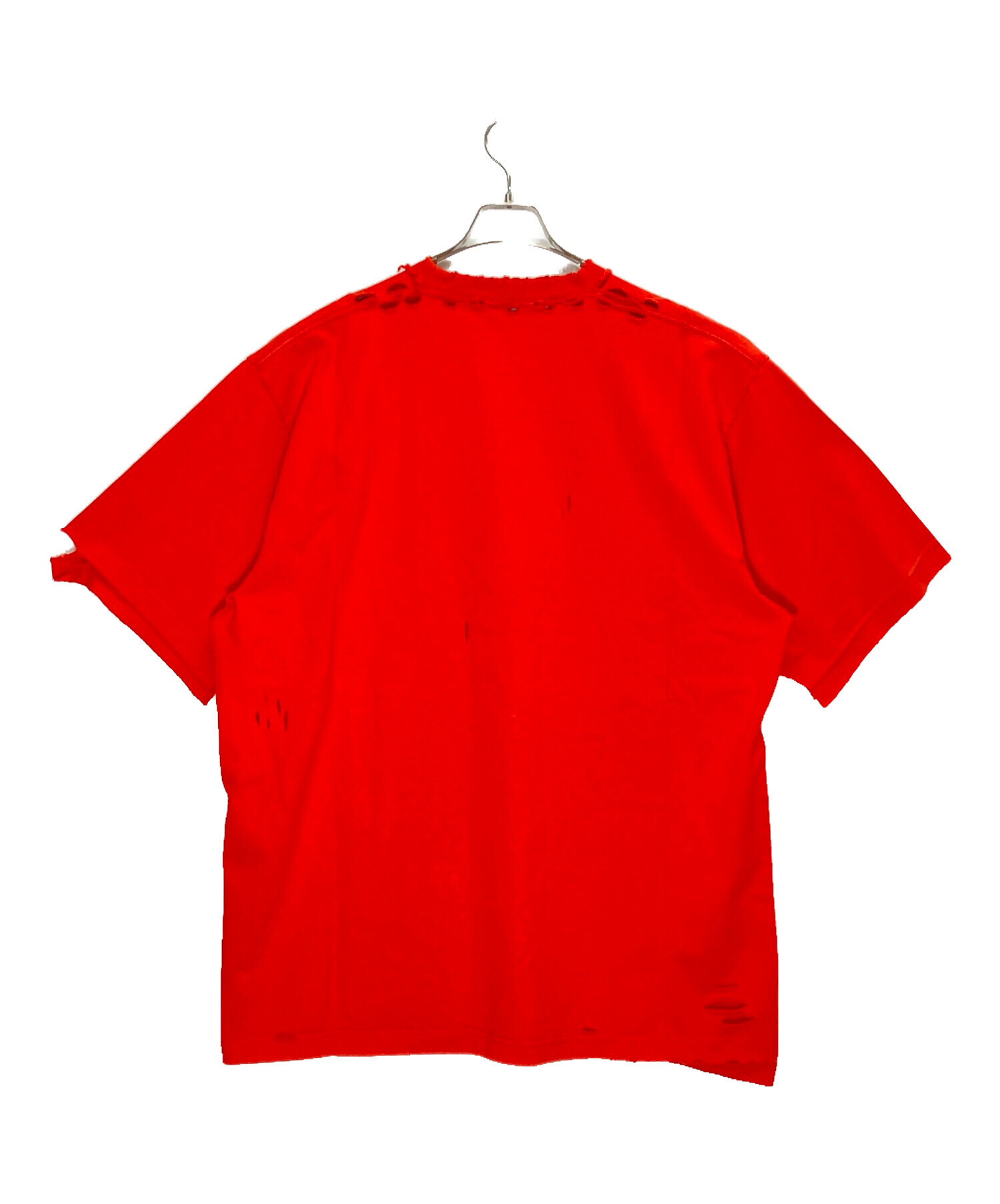 バレンシアガ　デストロイ　tシャツ 中古・古着通販】BALENCIAGA (バレンシアガ) デストロイ加工 ワン