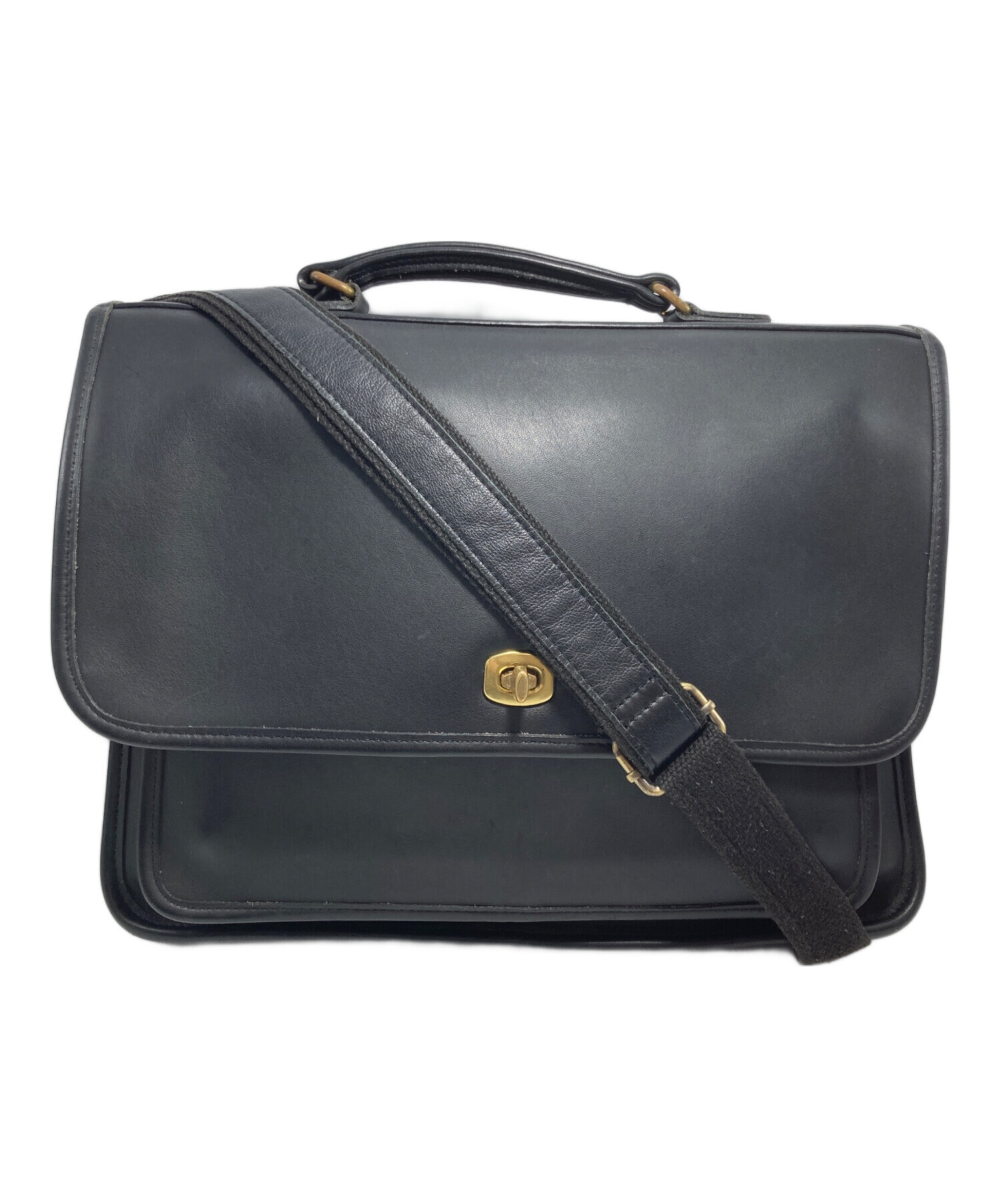 中古・古着通販】COACH (コーチ) メトロポリタン 2WAYバッグ ブラック