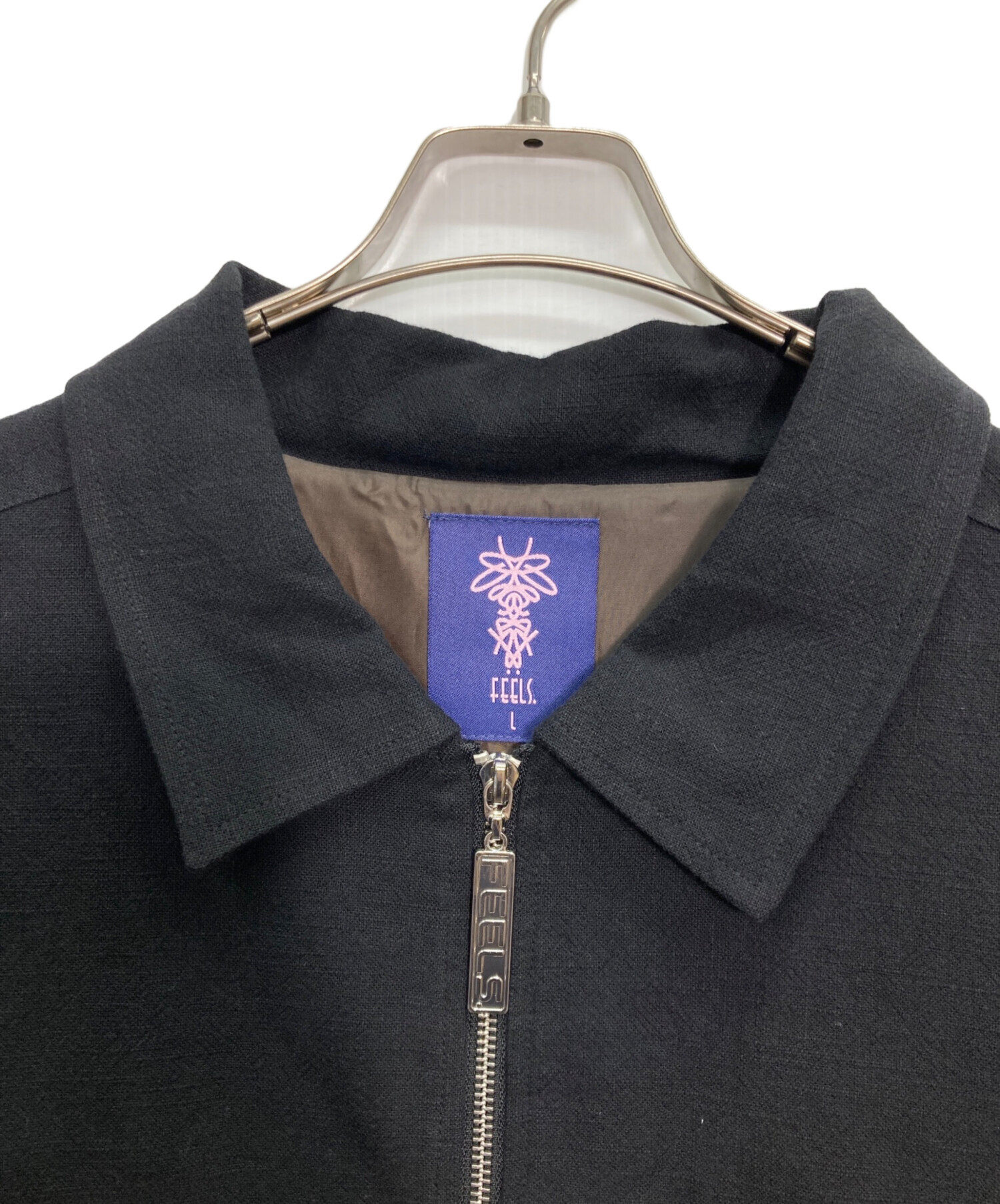 Feels. 上杉柊平　リネンジップブルゾン 中古・古着通販】FEELS (フィールズ) リネンジップアップブルゾン