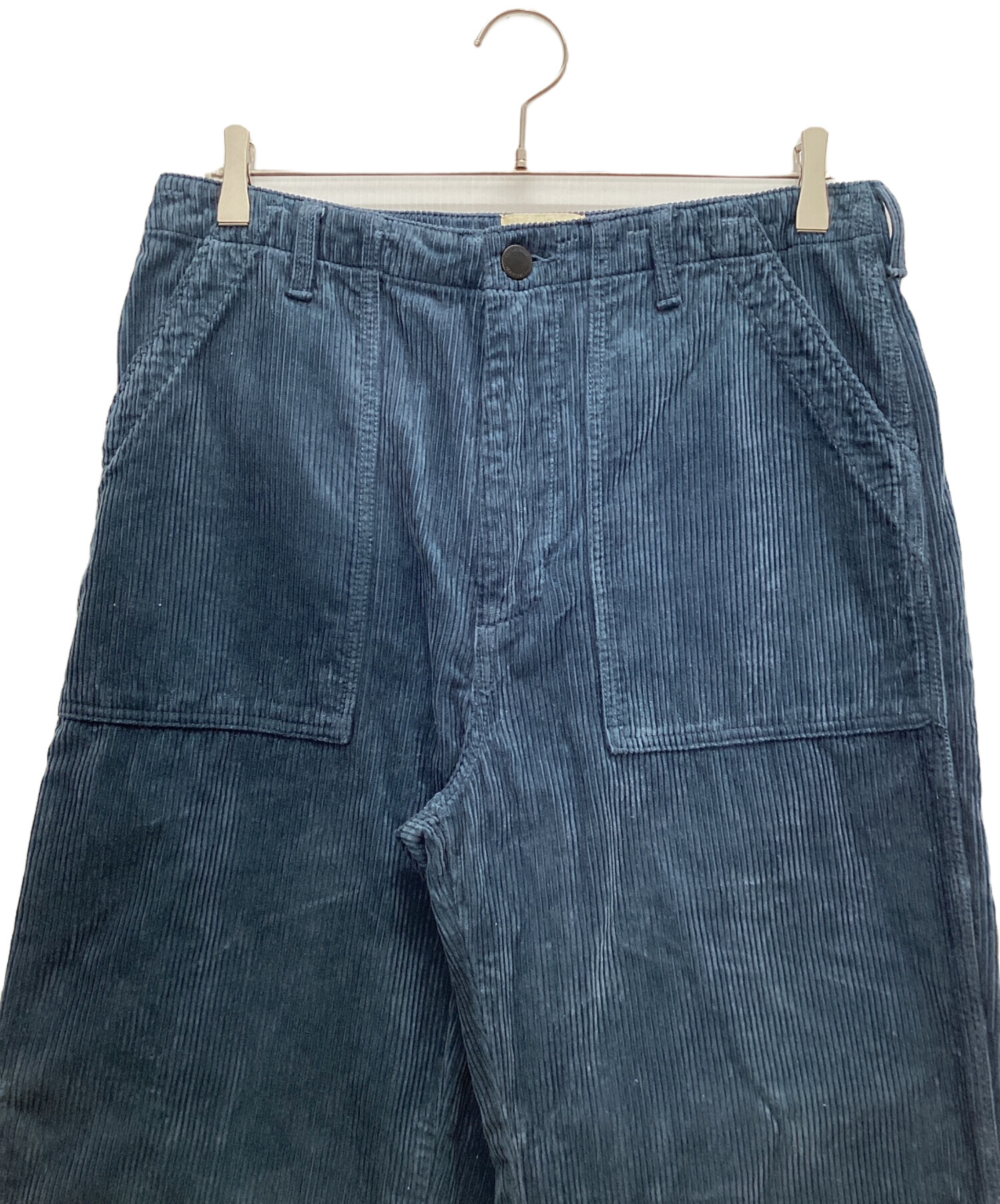 中古・古着通販】SHISHIKUI (シシクイ) CORDUROY BAKER PANT ブルー