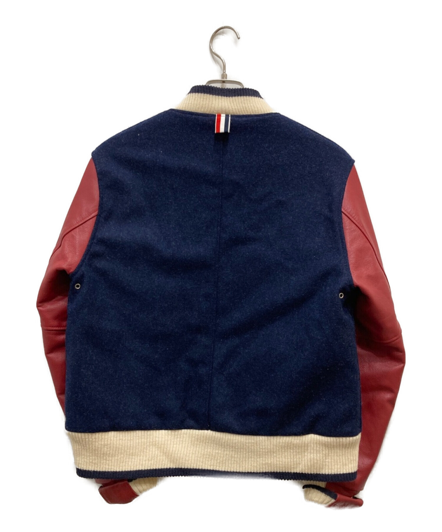 トム　ブラウン　スタジャン　袖レザー　USA製　Sサイズ 中古・古着通販】Thom Browne (トムブラウン) レザースリーブ