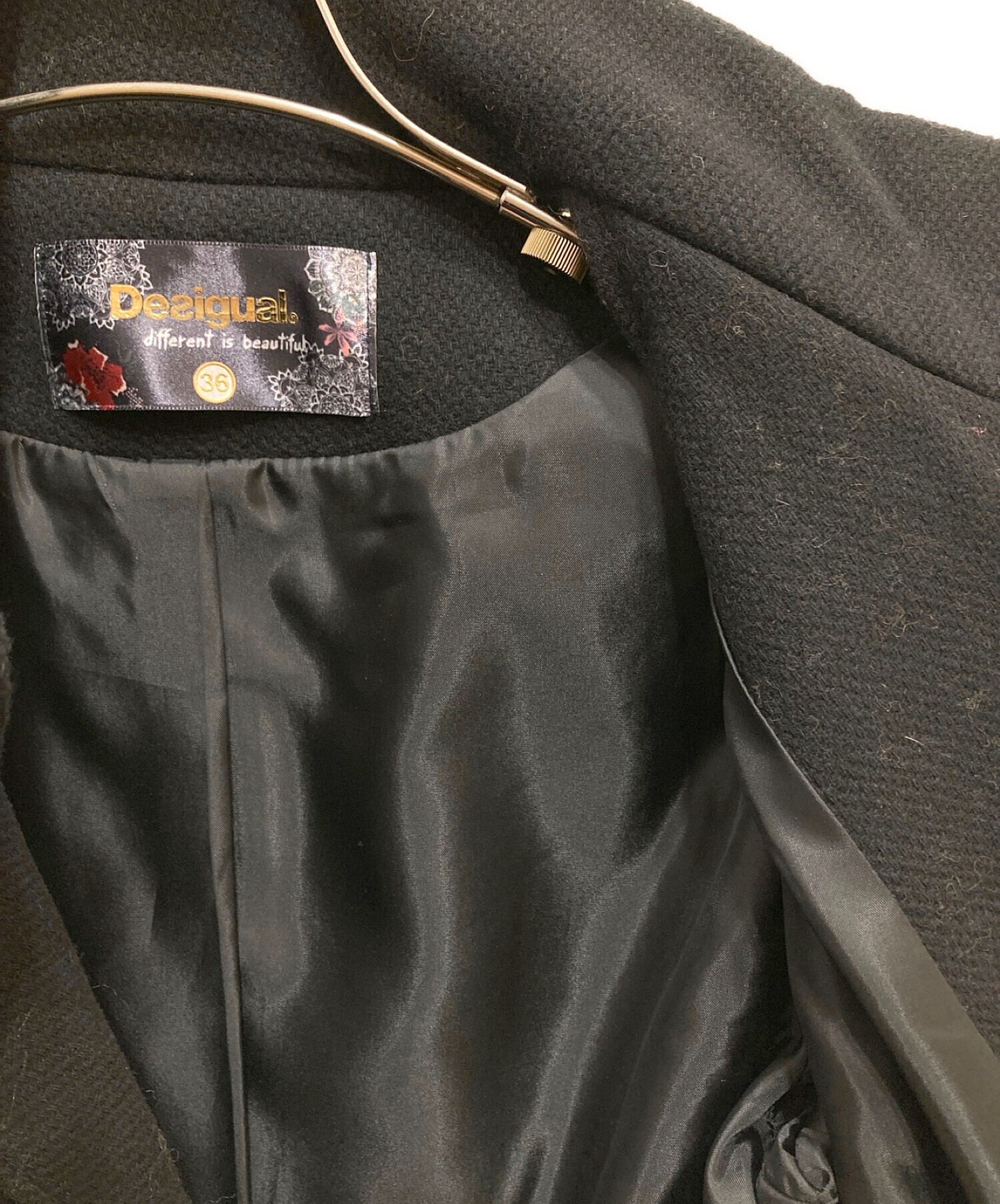 Desigual フラワープリント ロングコート Uサイズ Desigual フラワープリント ロングコート Uサイズ Desigual フラワー