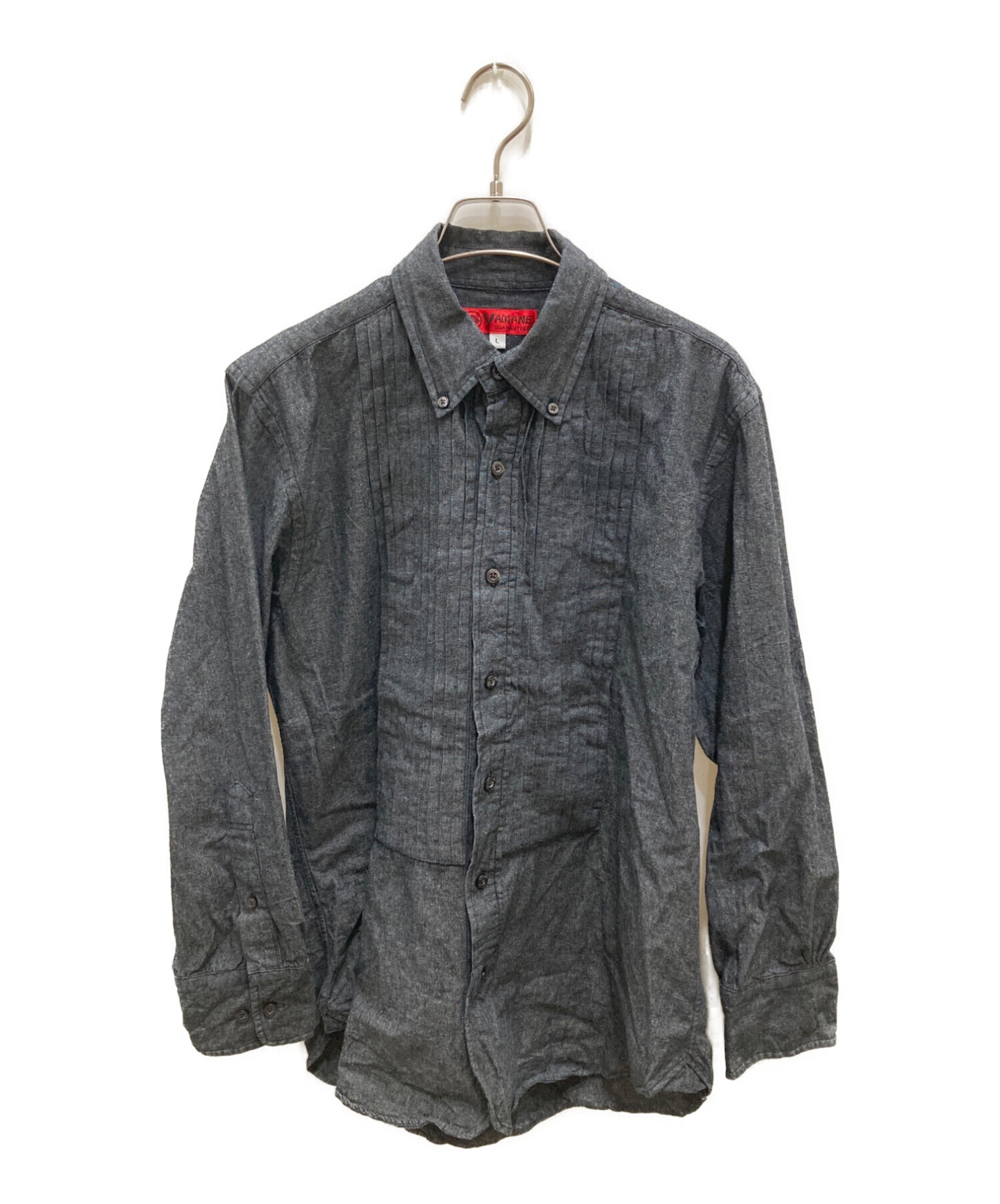 ダンシャリマン 中古・古着通販】YAMANE (ヤマネ) ダンガリーブザムシャツ グレー