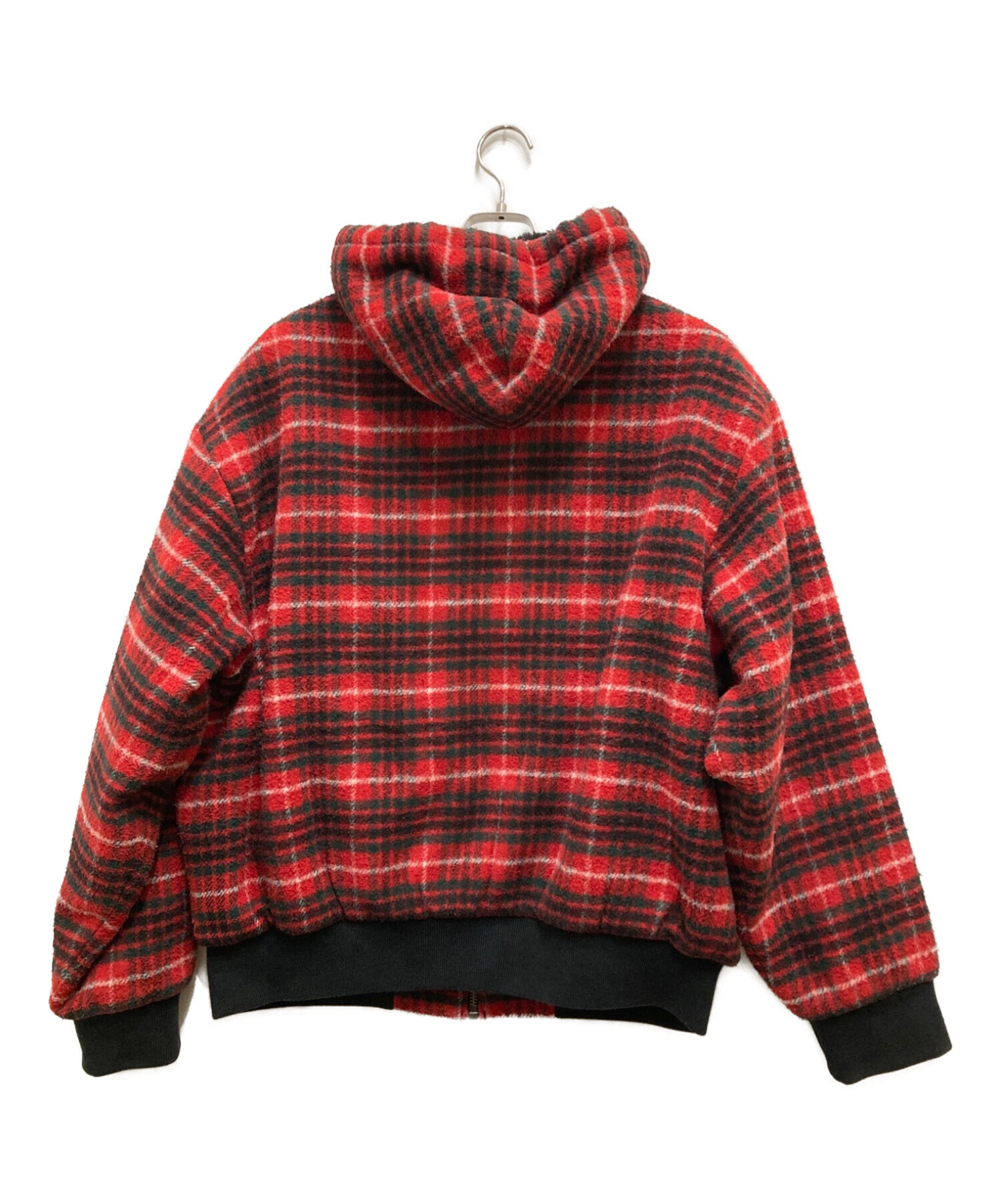 中古・古着通販】SUPREME (シュプリーム) plaid wool hooded work