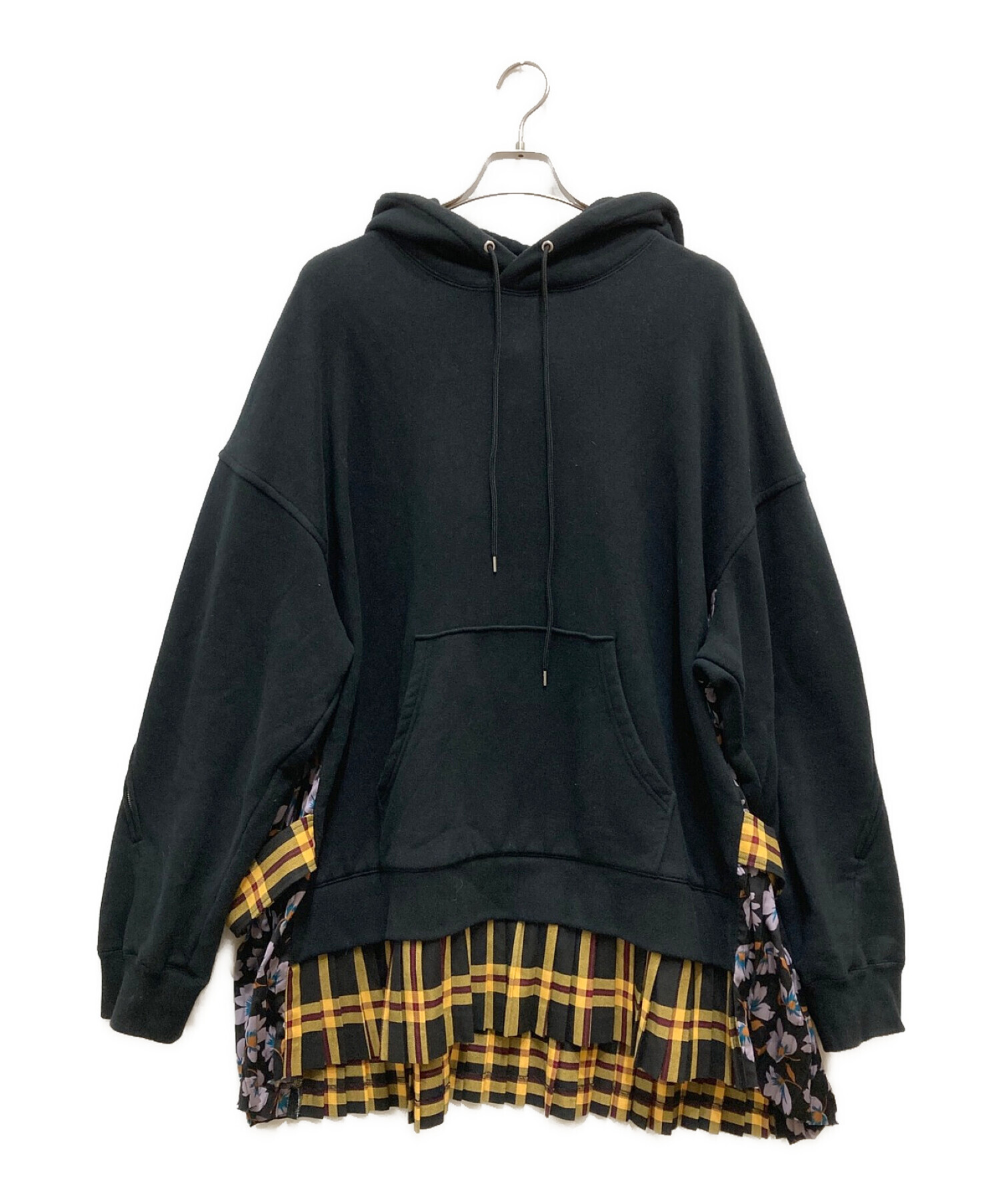 中古・古着通販】KIDILL (キディル) プリーツスウェットフーディ  