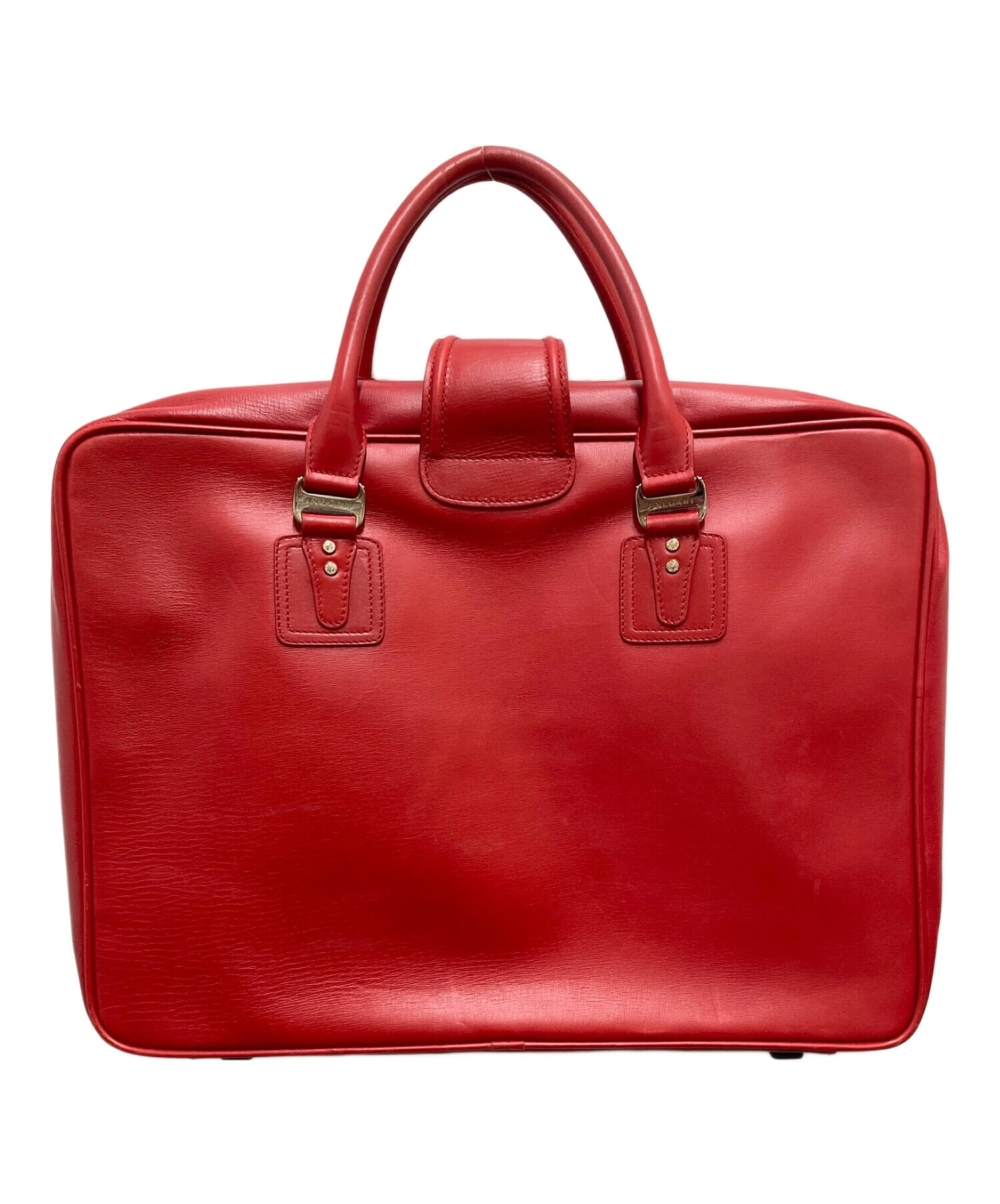 中古・古着通販】BVLGARI (ブルガリ) ダレスバッグ レッド｜ブランド 