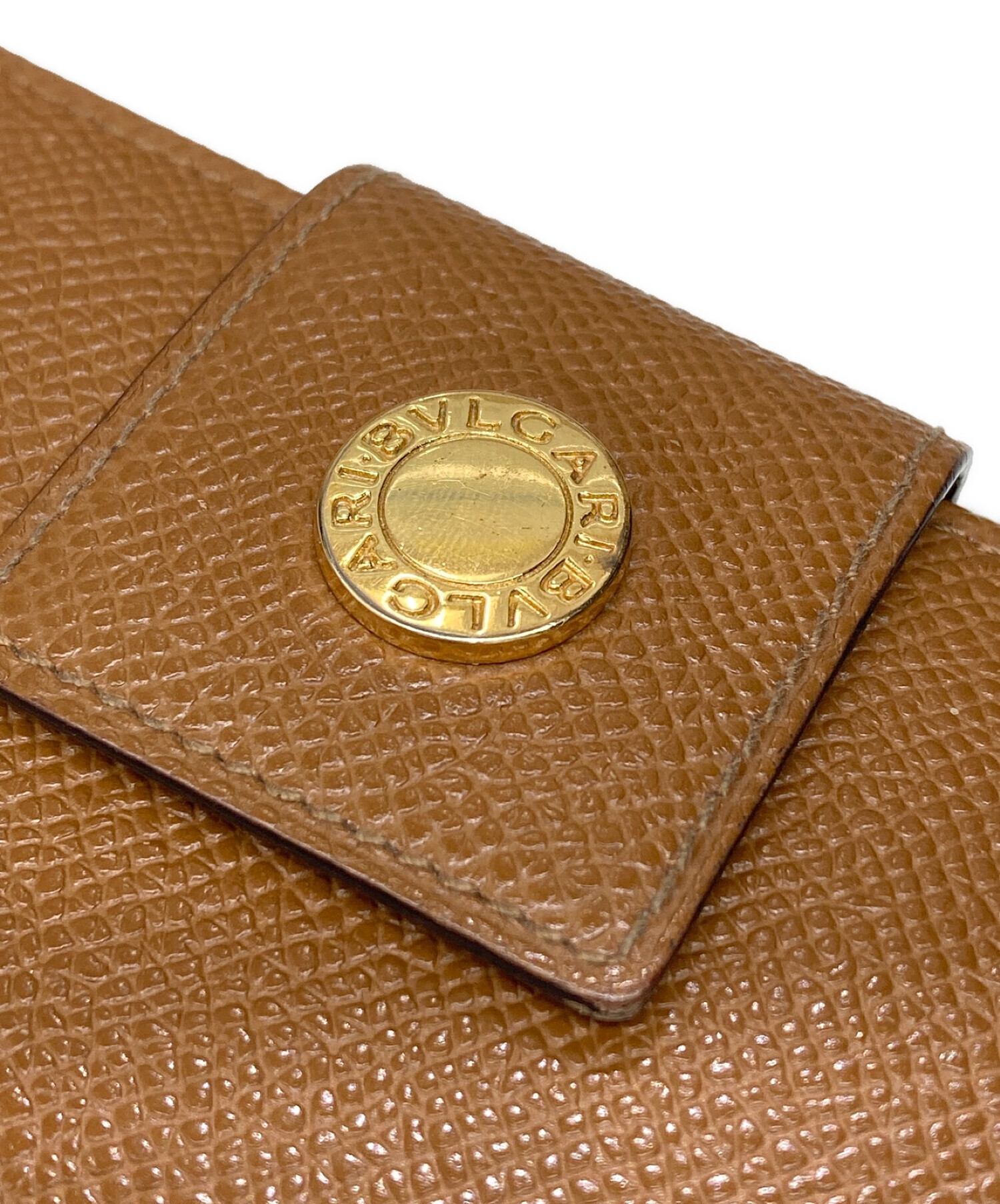 中古・古着通販】BVLGARI (ブルガリ) 2つ折り財布 ブラウン｜ブランド 