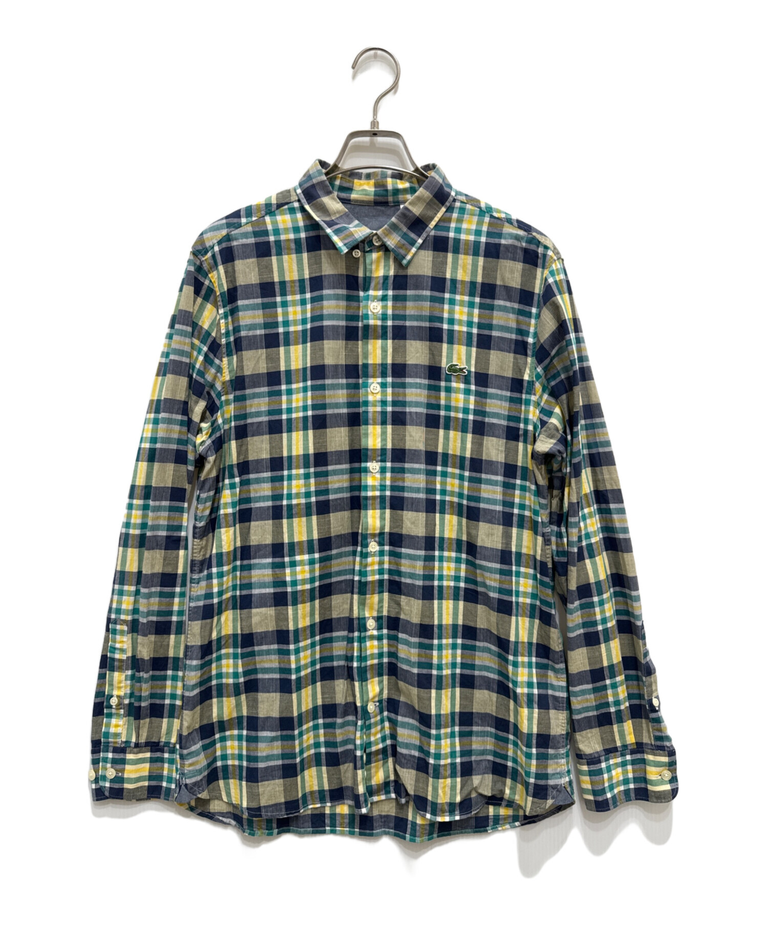 中古・古着通販】LACOSTE LIVE (ラコステライブ) チェックシャツ