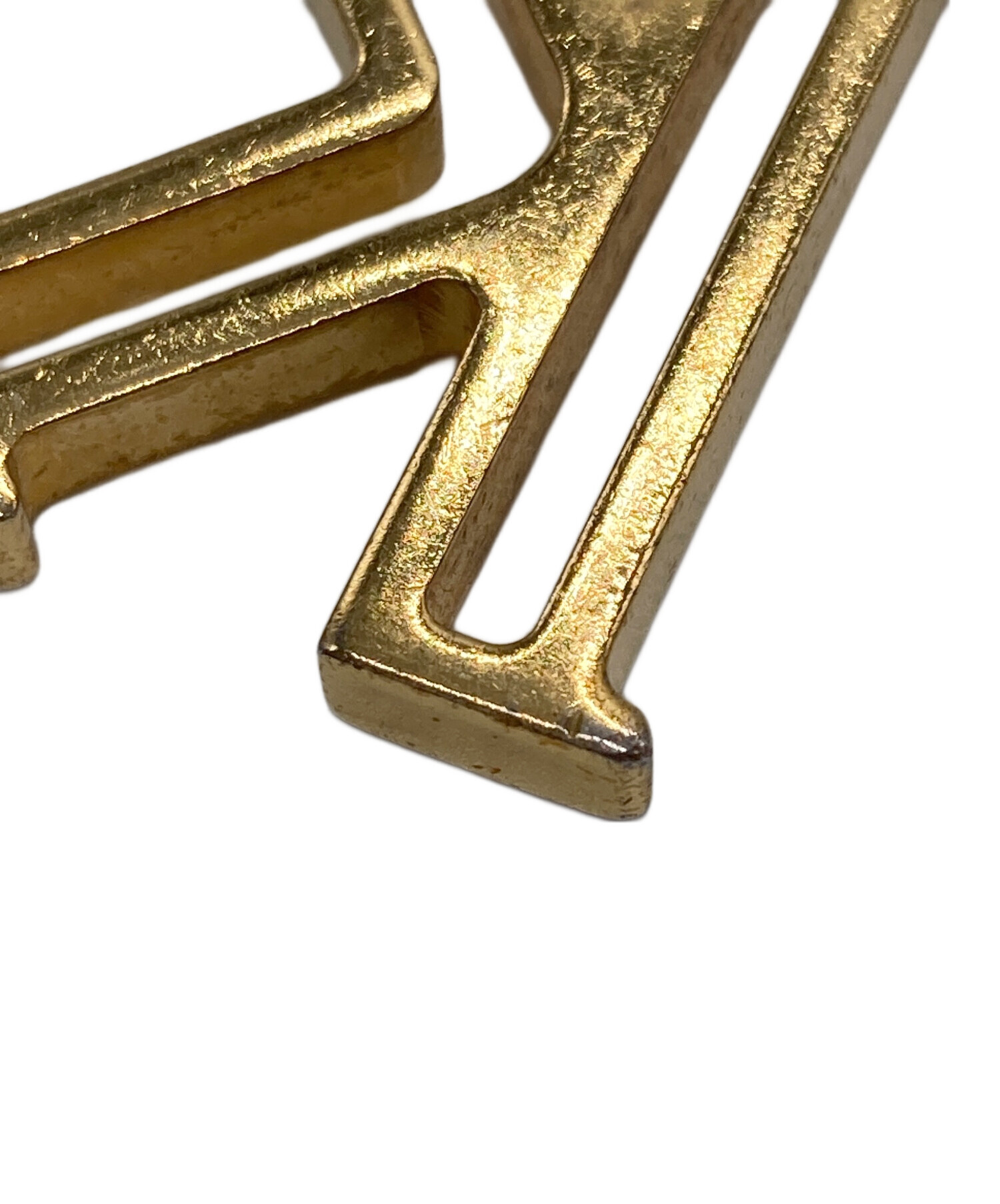 【美品】Chloe クロエ キーリング ロゴ ゴールド キーホルダー ゴージャス 美品】Chloe クロエ キーリング ロゴ ゴールド キーホルダー