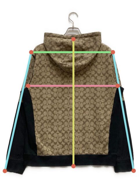 中古・古着通販】COACH (コーチ) シグネチャープルオーバーパーカー