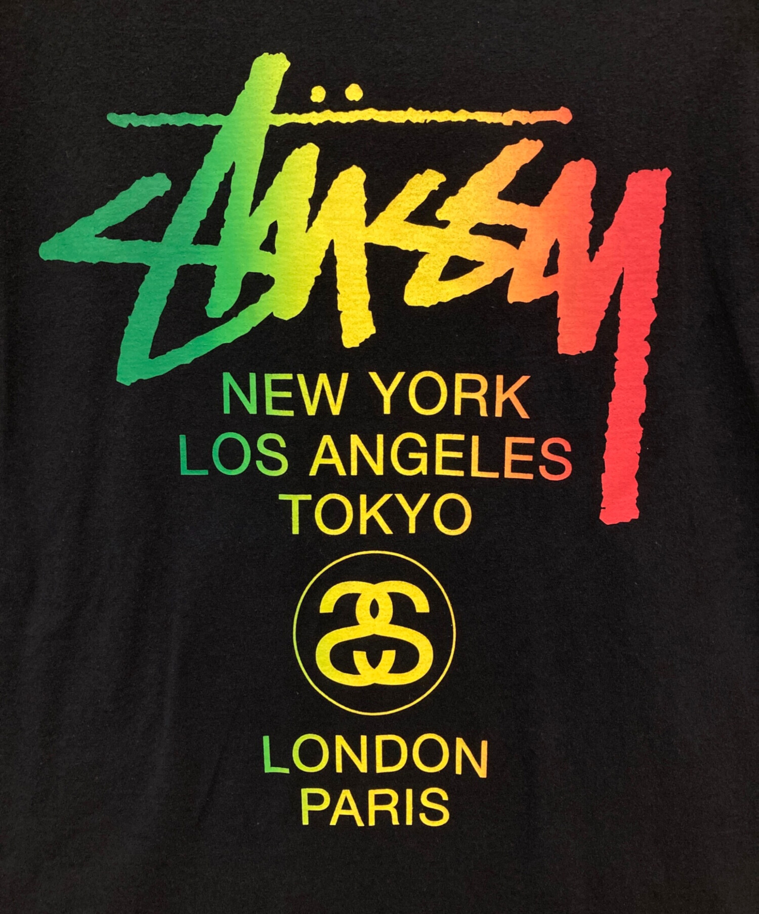 中古・古着通販】stussy (ステューシー) world Tour Tシャツ/ワールド 