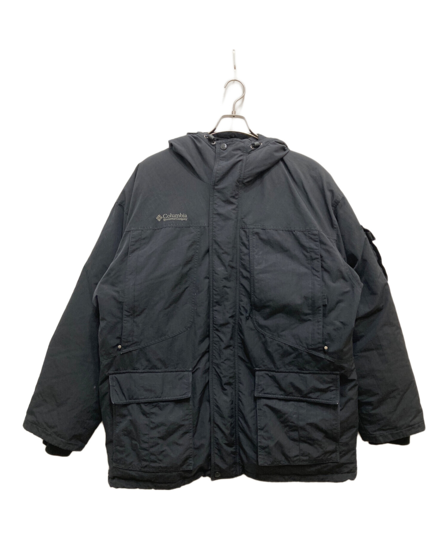 old Columbia コロンビア　黒　ブラックダウンジャケット　古着 90s 中古・古着通販】Columbia (コロンビア) ロックフォールダウン