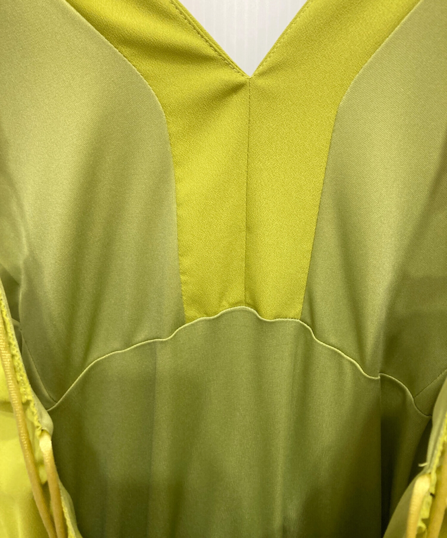 中古・古着通販】AMERI (アメリ) LACE DOCKING LACE UP DRESS / レース