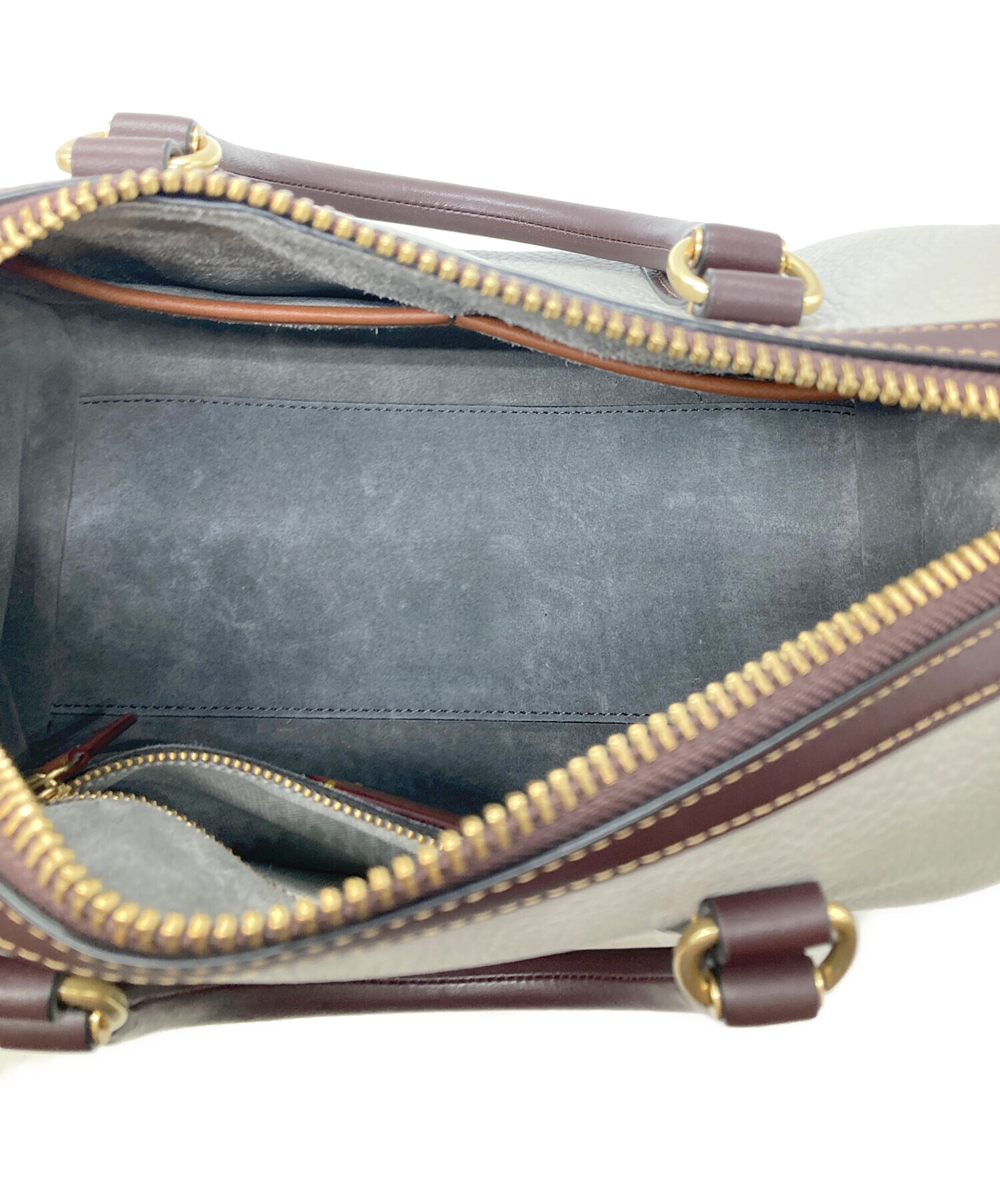 中古・古着通販】COACH (コーチ) ルビー サッチェル 25 カラーブロック 