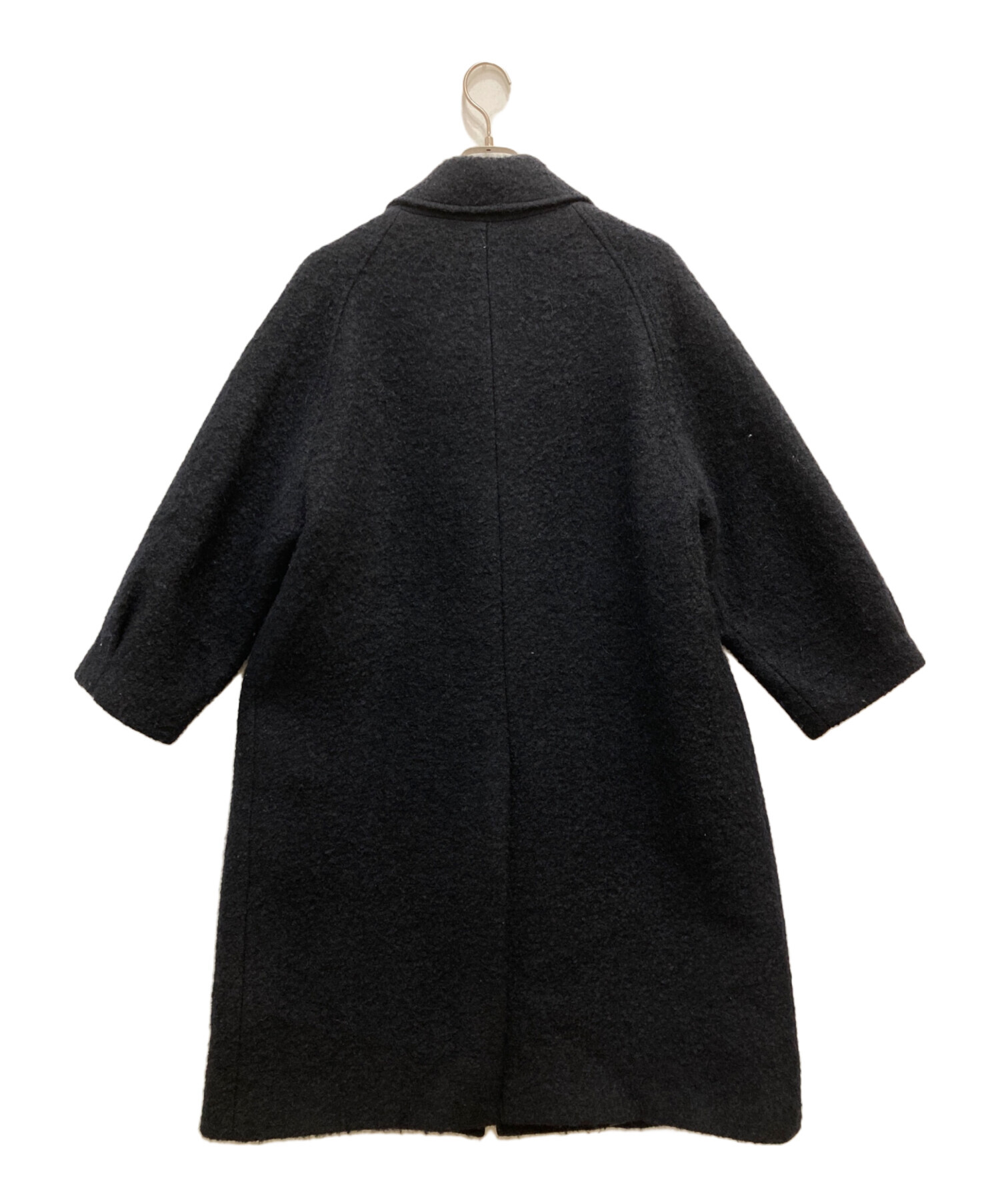 中古・古着通販】na.e (ナエ) アルパカ混ウールコート ダークネイビー