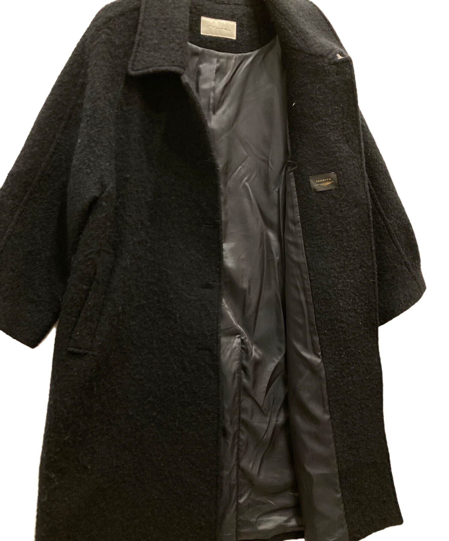 中古・古着通販】na.e (ナエ) アルパカ混ウールコート ダークネイビー