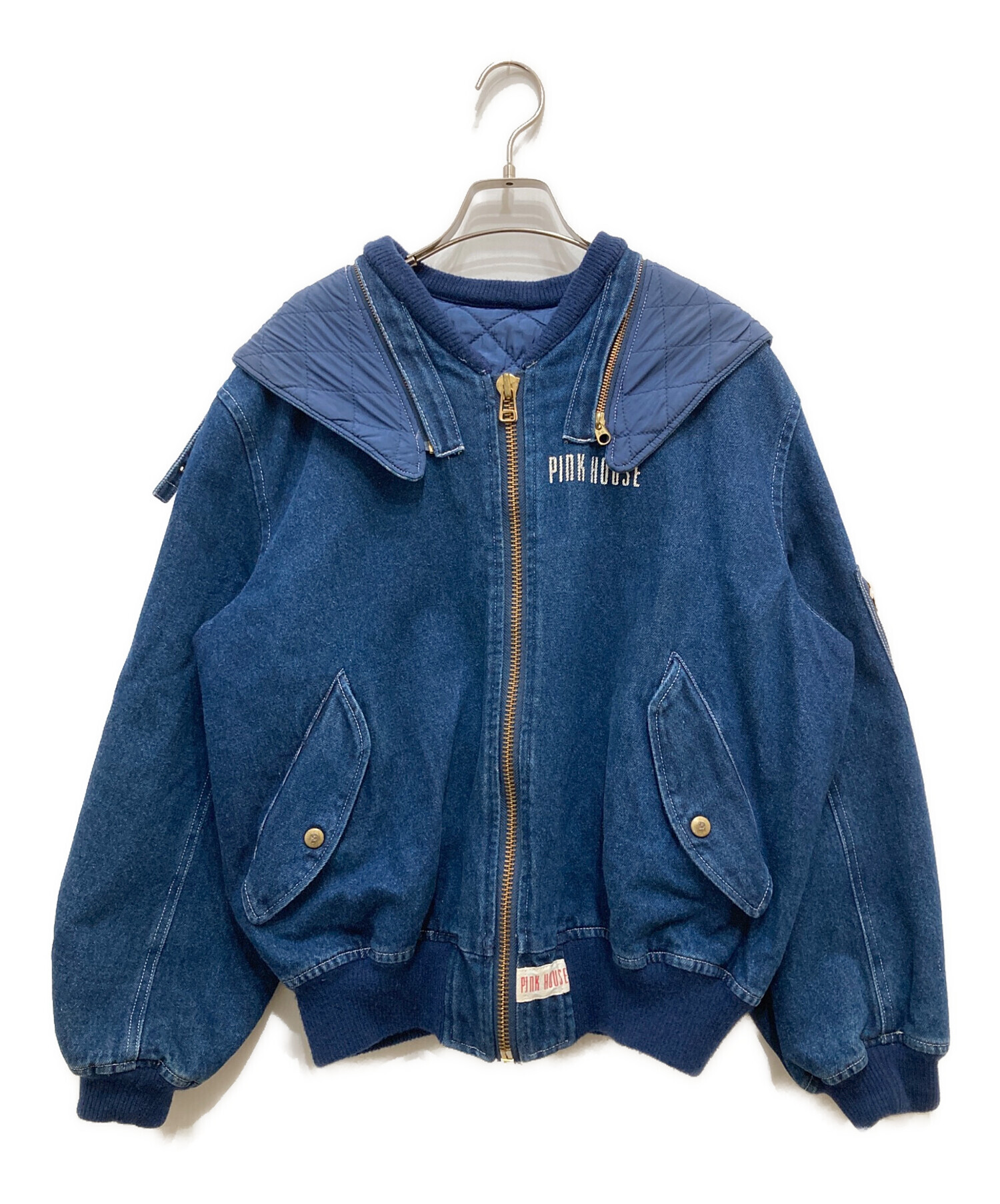 PINKHOUSE ピンクハウス ブルゾン デニムジャケット キルティング PINKHOUSE ピンクハウス ブルゾン デニムジャケット キルティング
