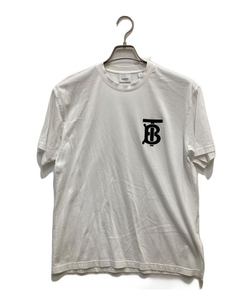中古・古着通販】BURBERRY (バーバリー) ラバーロゴTシャツ ホワイト