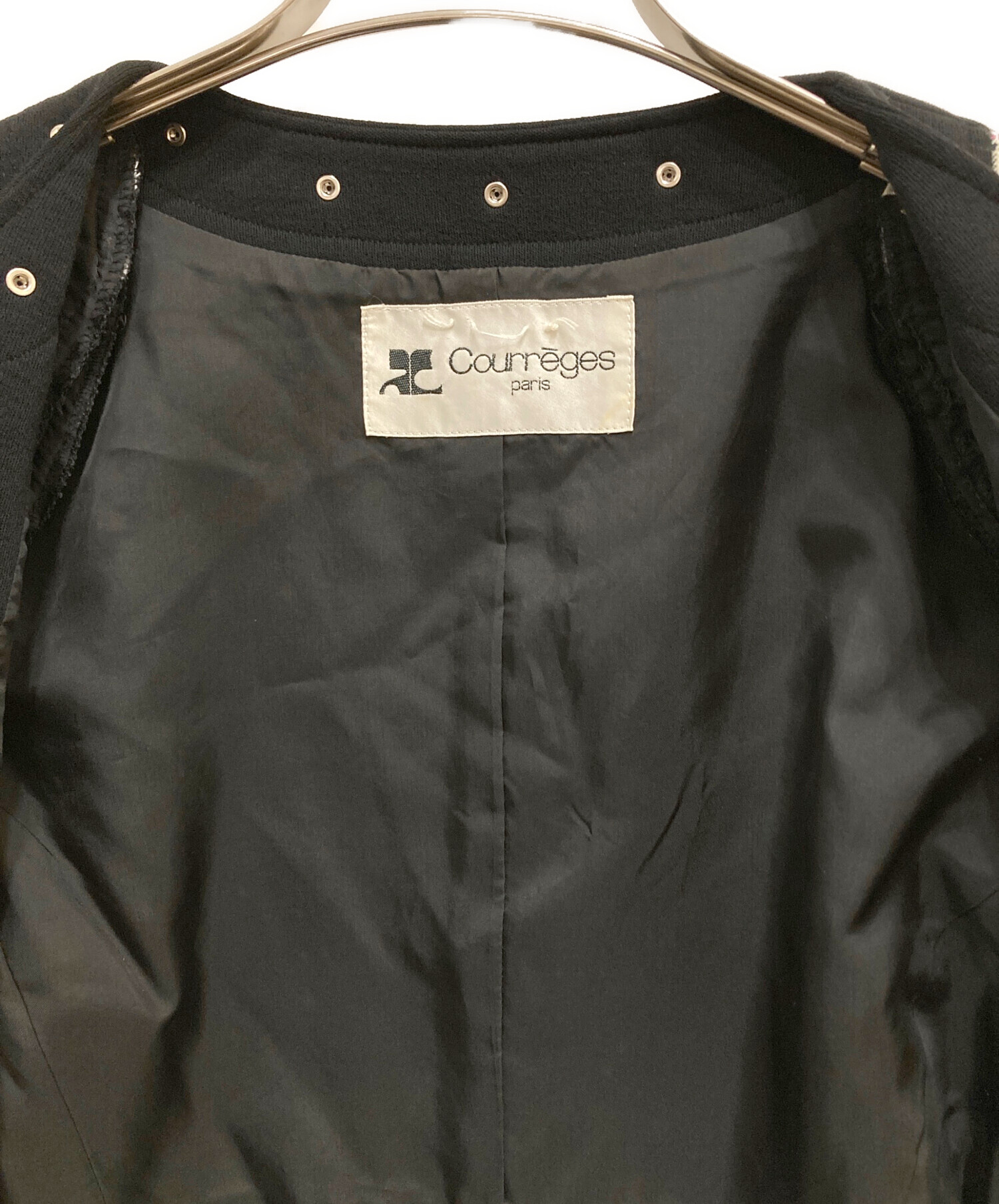 レトロ クリーンルック 古着 Courrèges パイピング セットアップ