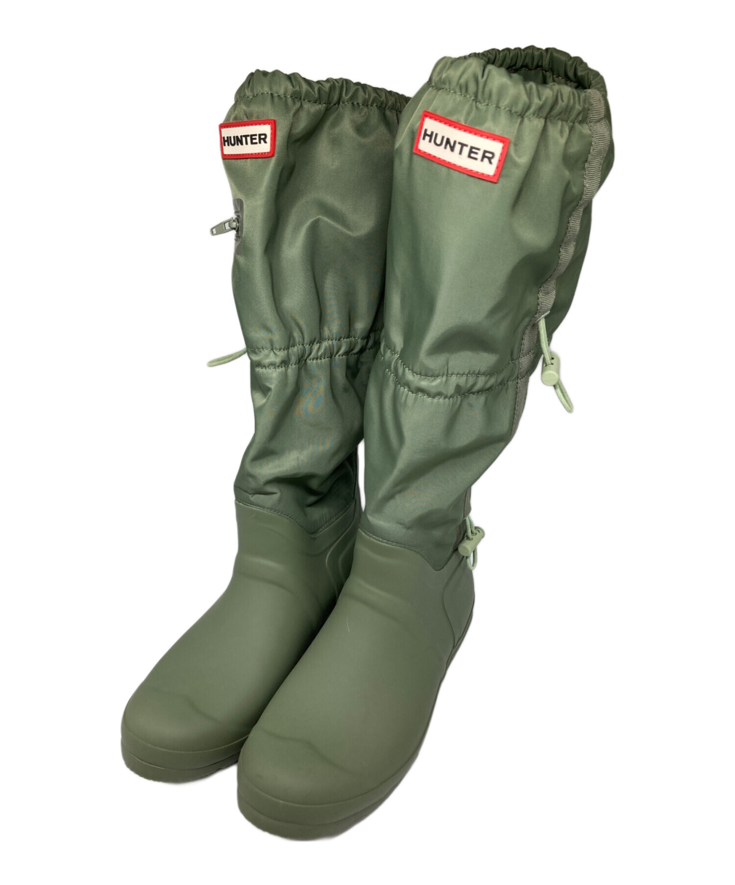 ハンター レディース オリジナル トール レイン ブーツ ダークオリーブ