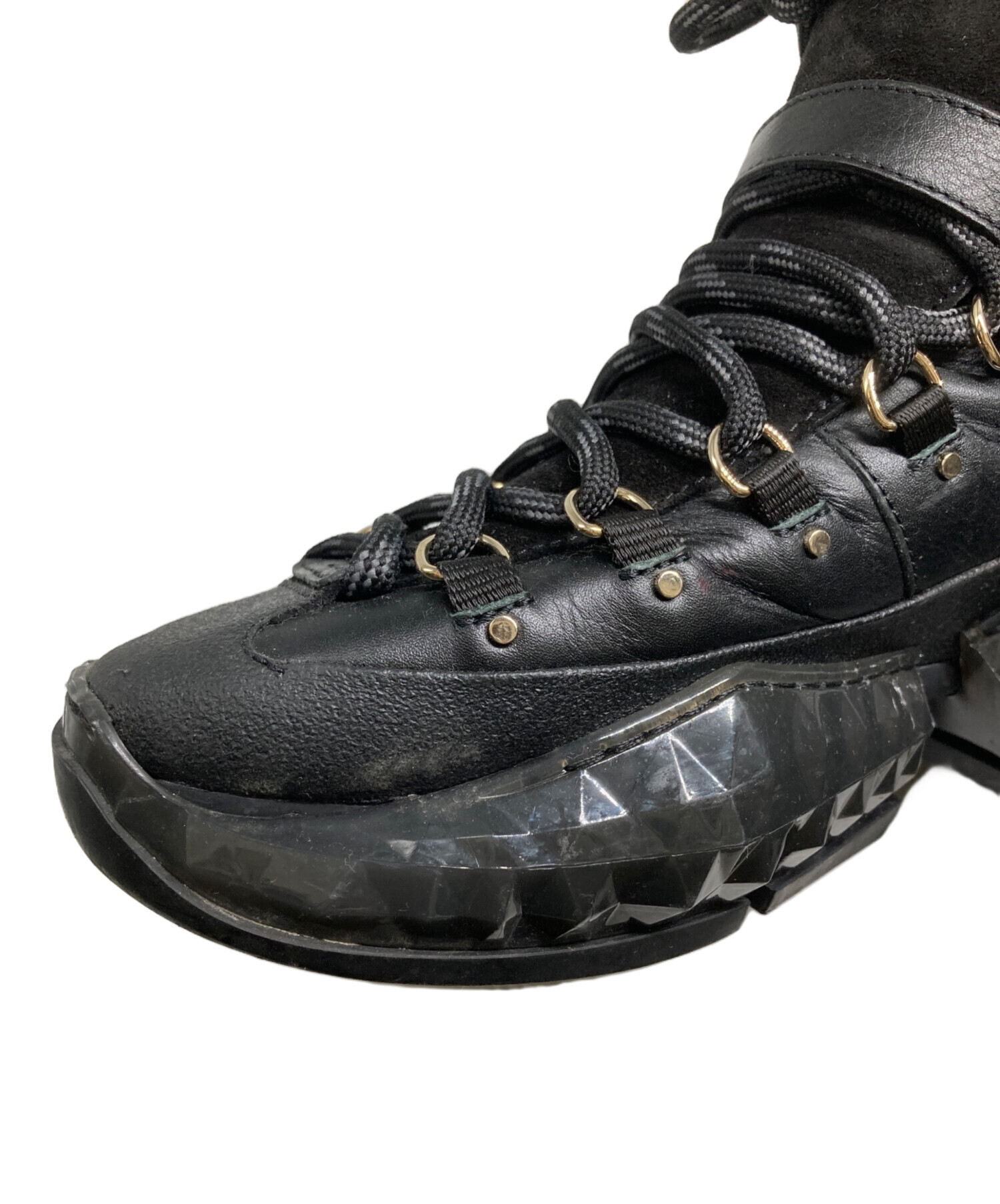 中古・古着通販】JIMMY CHOO (ジミーチュウ) ハイカットスニーカー 