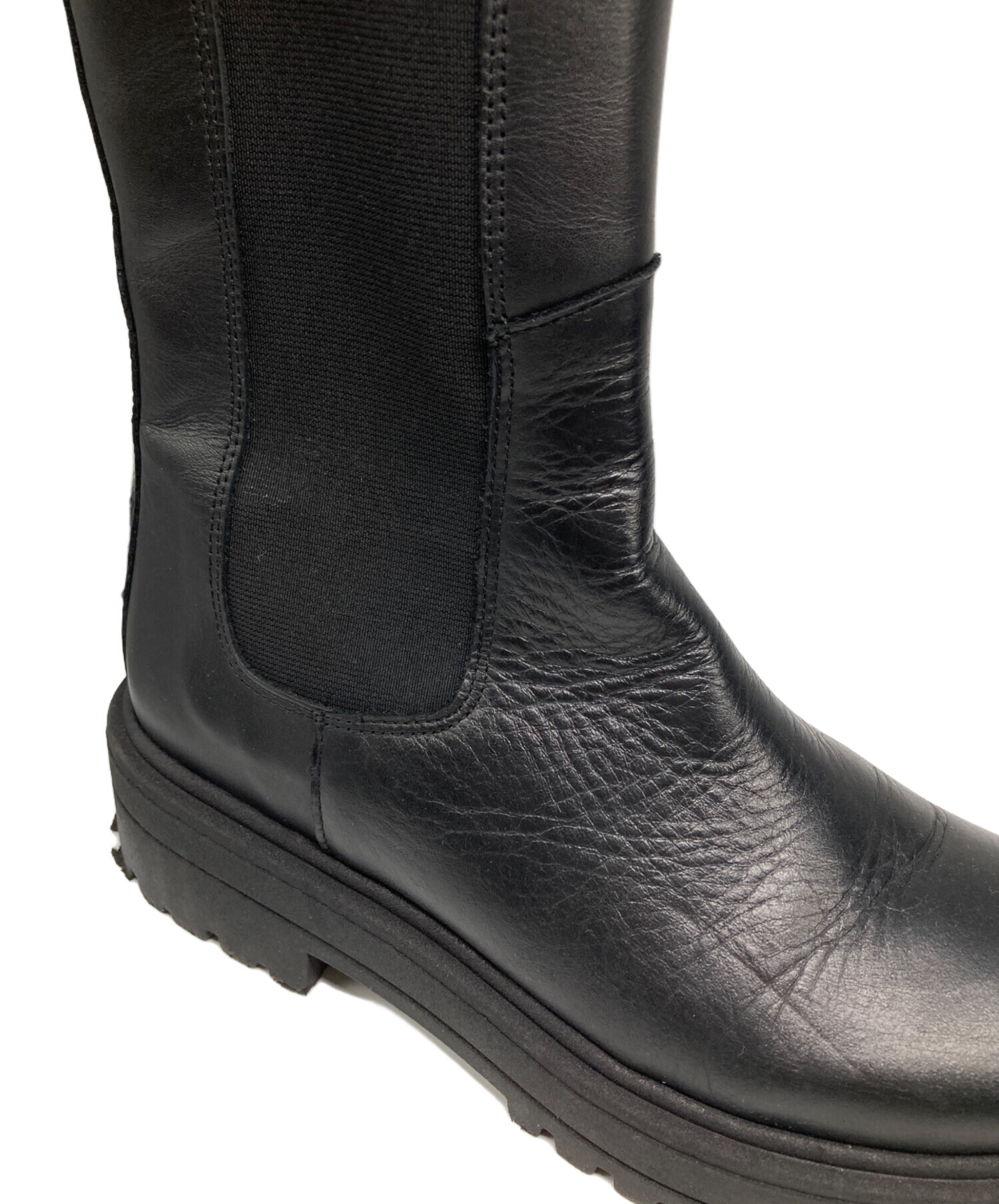 【極美品】BEAUTY&YOUTH サイドゴアブーツ　レザー 黒 23cm BEAUTY＆YOUTH UNITED ARROWS ブーツ レザー サイドゴアブーツ