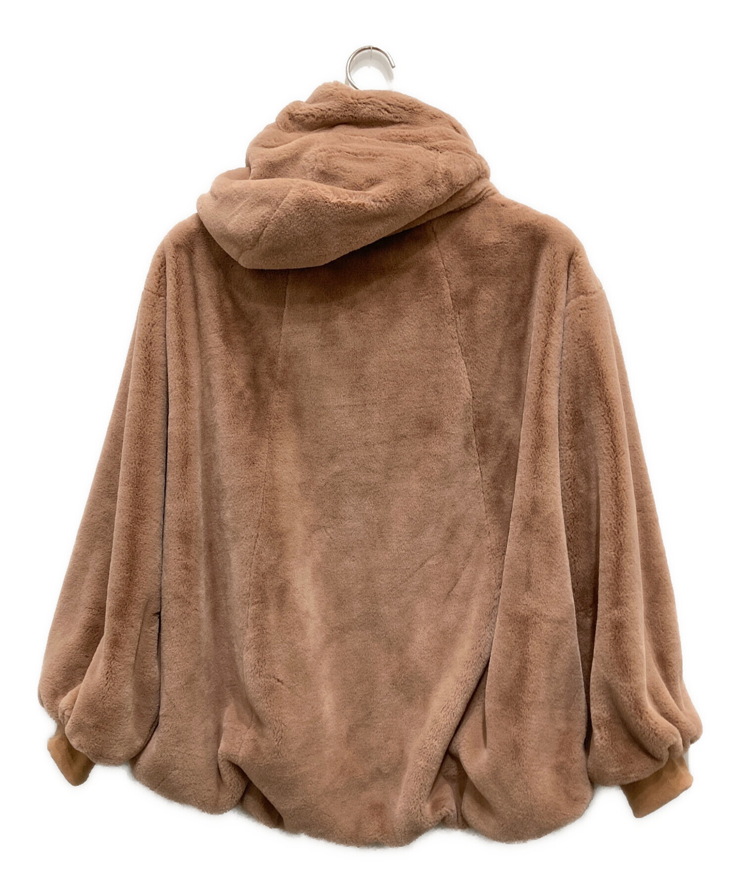 中古・古着通販】ayane (アヤネ) エコファーフーデッドブルゾン