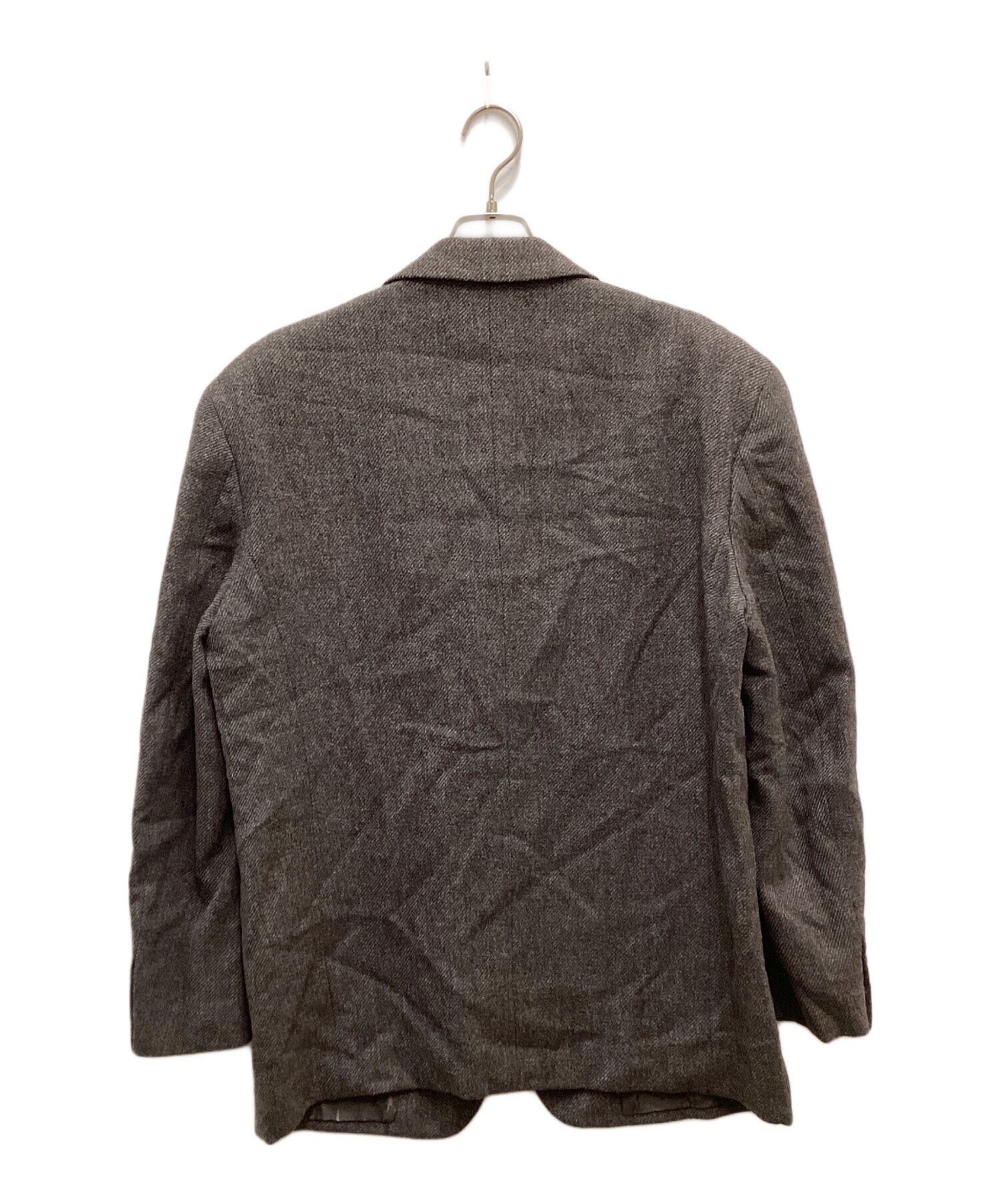 コムデギャルソンオムプリュス テーラードジャケット グレーと赤のストライプ COMME des GARCONS HOMME PLUS(コムデギャルソンオムプリュス) 20AW