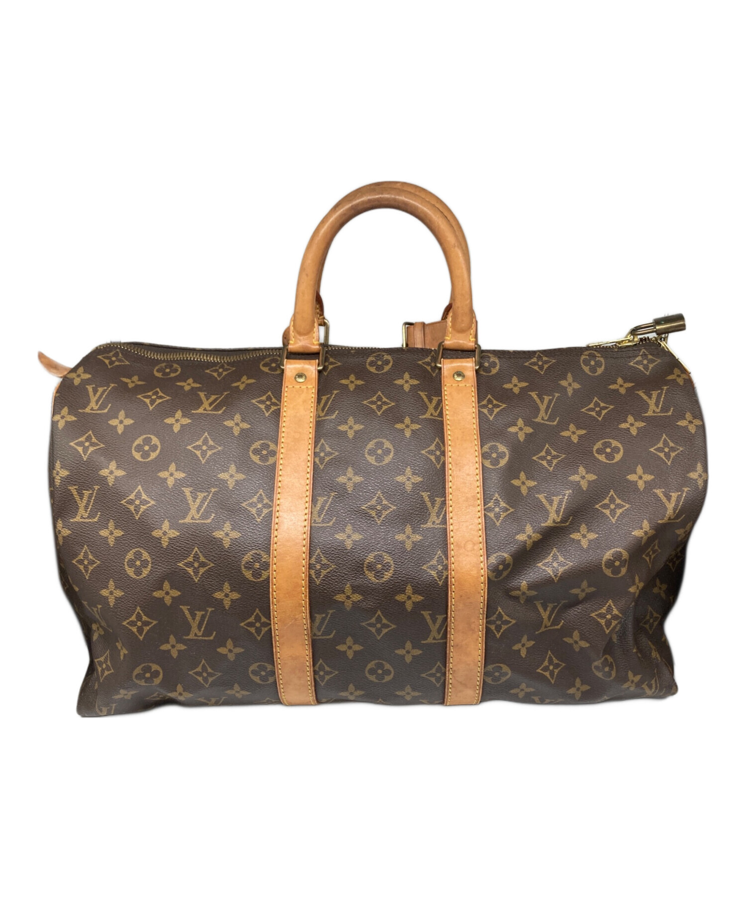 Louis Vuitton ボストンバッグ 大型 キーポル45 旧タイプ 中古・古着通販】LOUIS VUITTON (ルイ ヴィトン) キーポル45｜ブランド